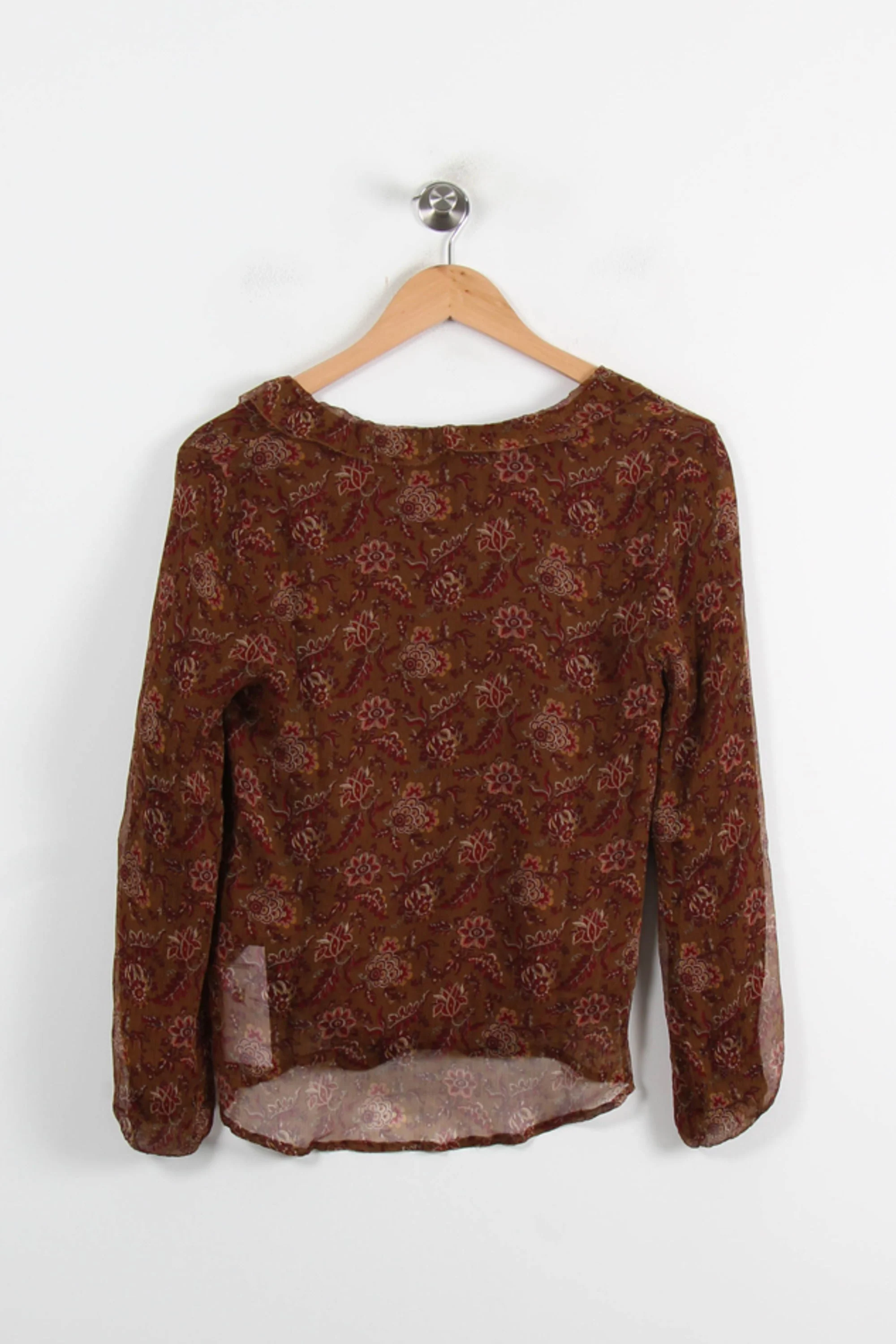 Blouse Marron - Taille XS/34 - Image 4