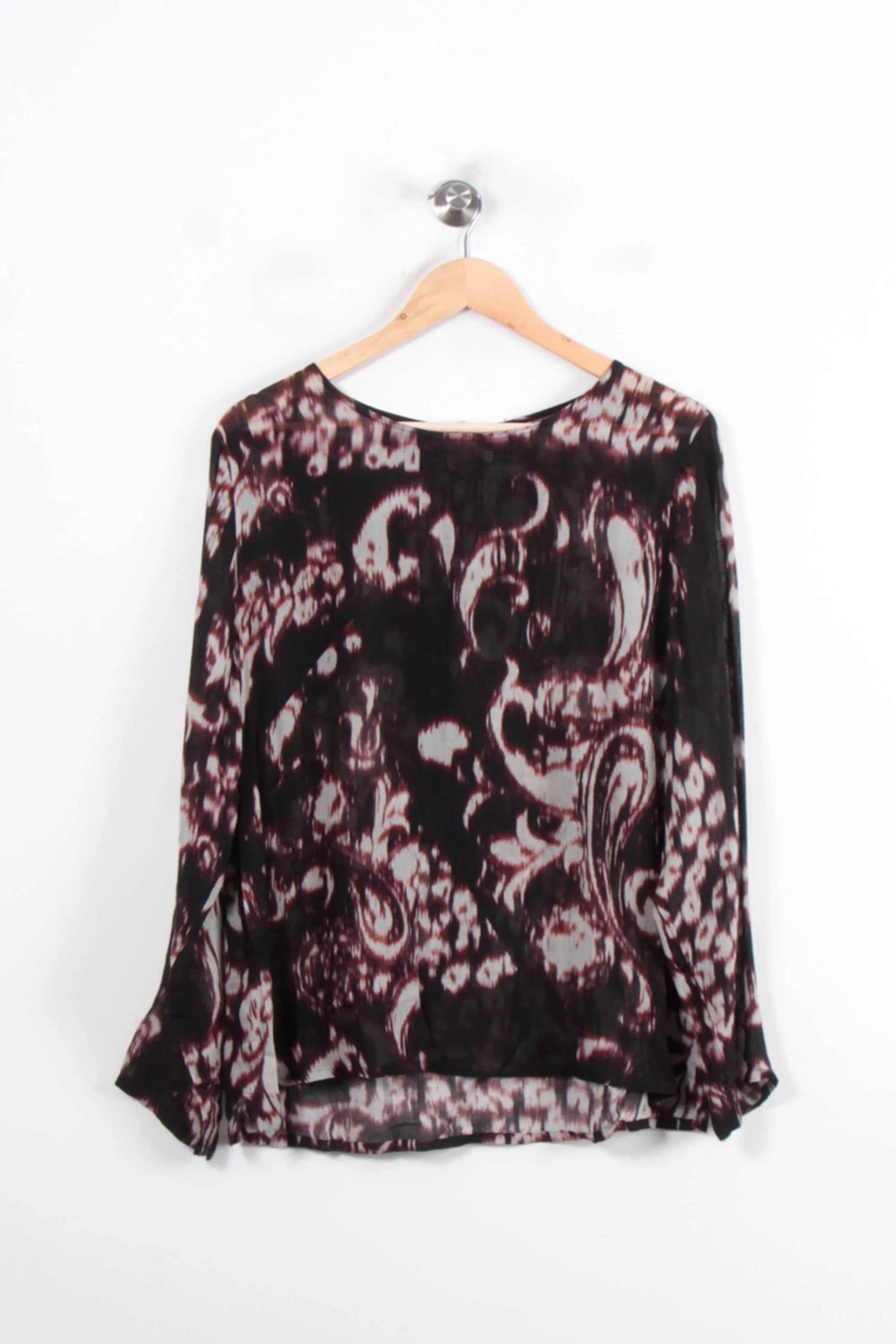 Blouse Noire et Blanche - Taille L/40 - Image 2