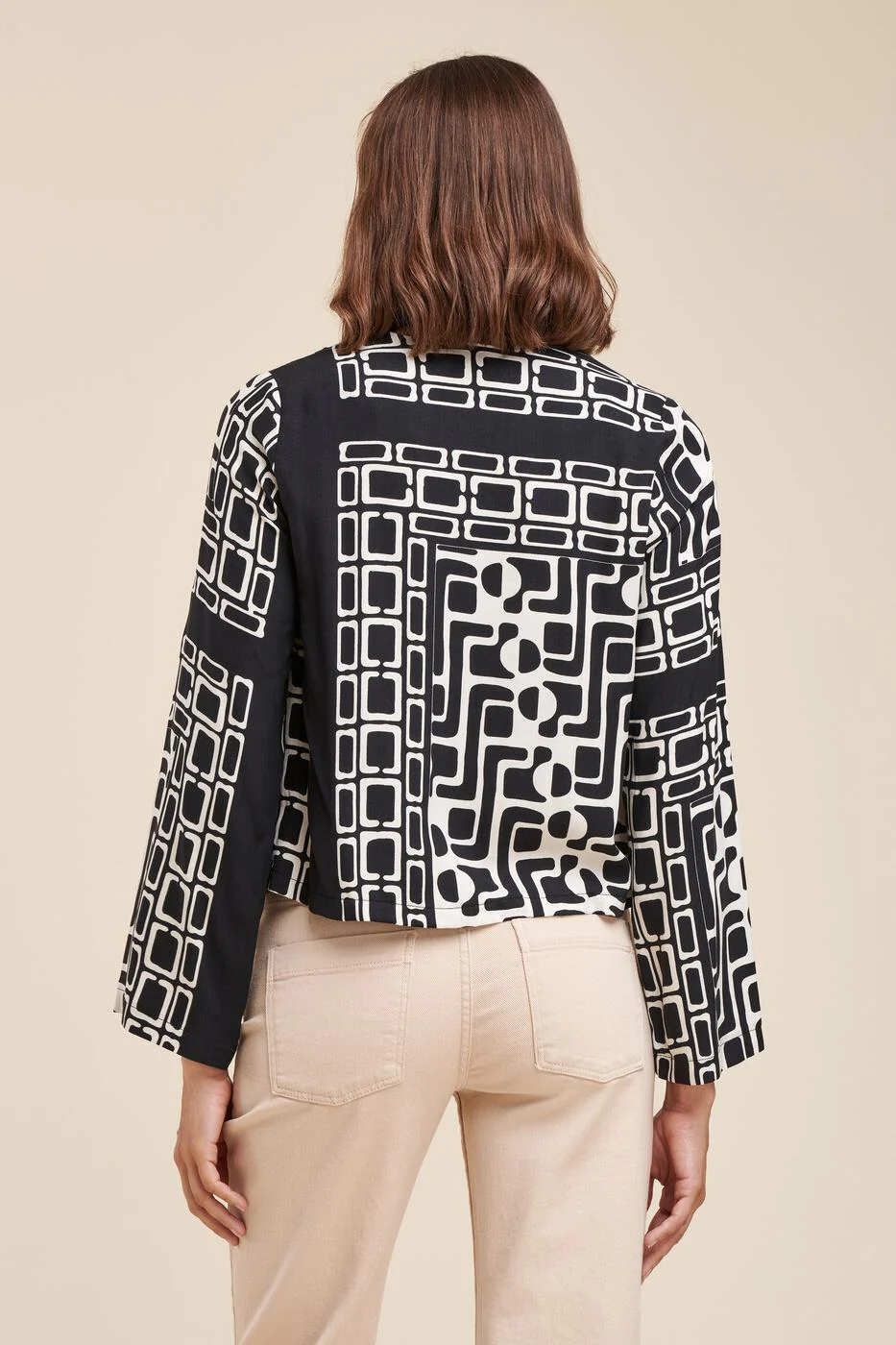 Blouse noire et blanche - Taille M/38 - Image 3