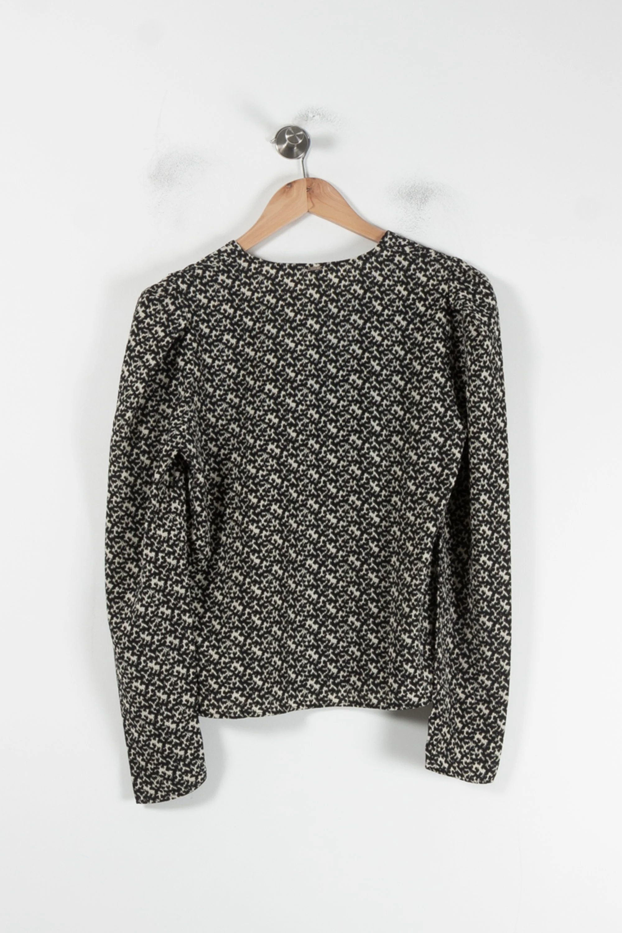 Blouse Noire et Blanche - Taille M/38 - Image 4