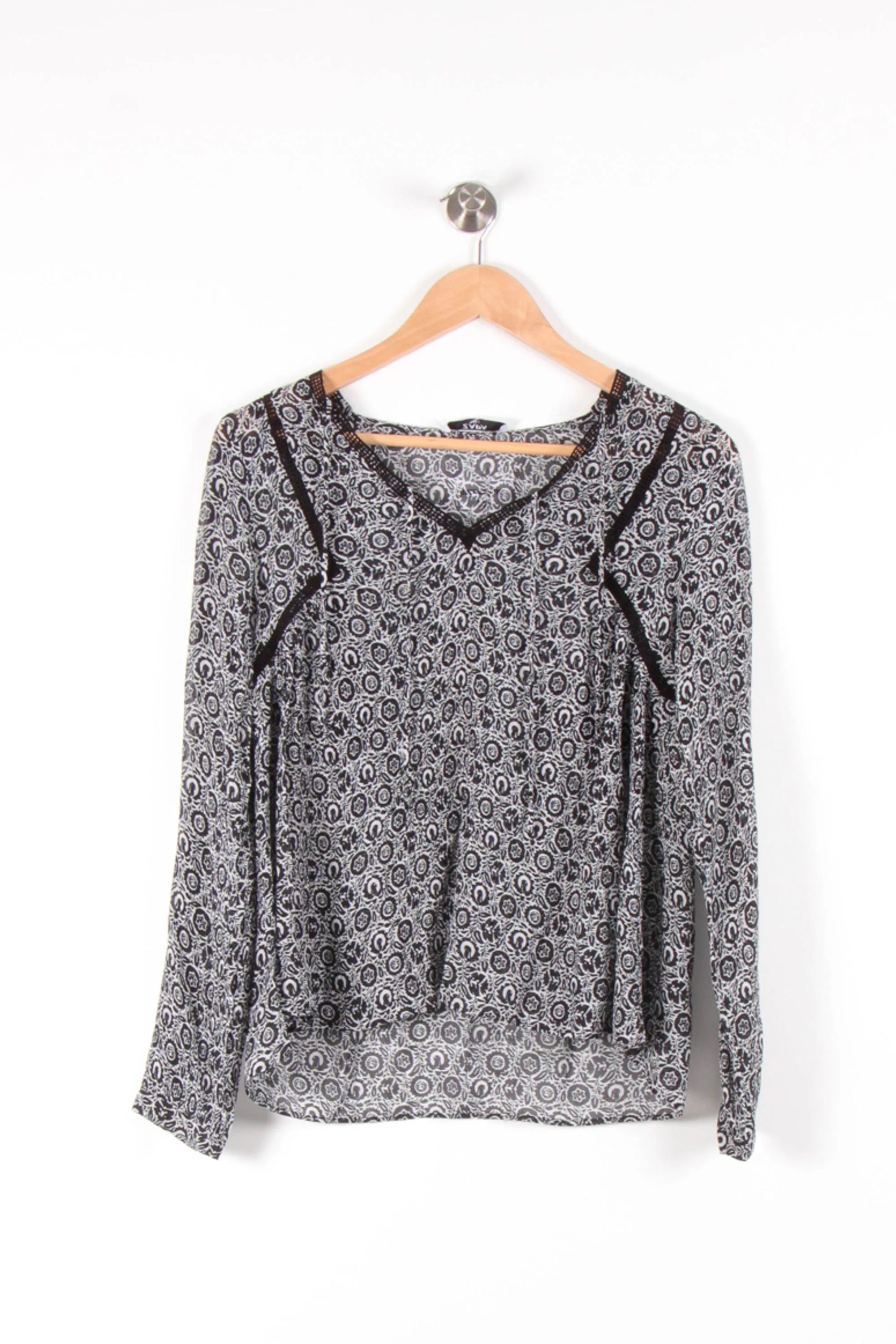 Blouse Noire et Blanche - Taille S/36 - Image 2
