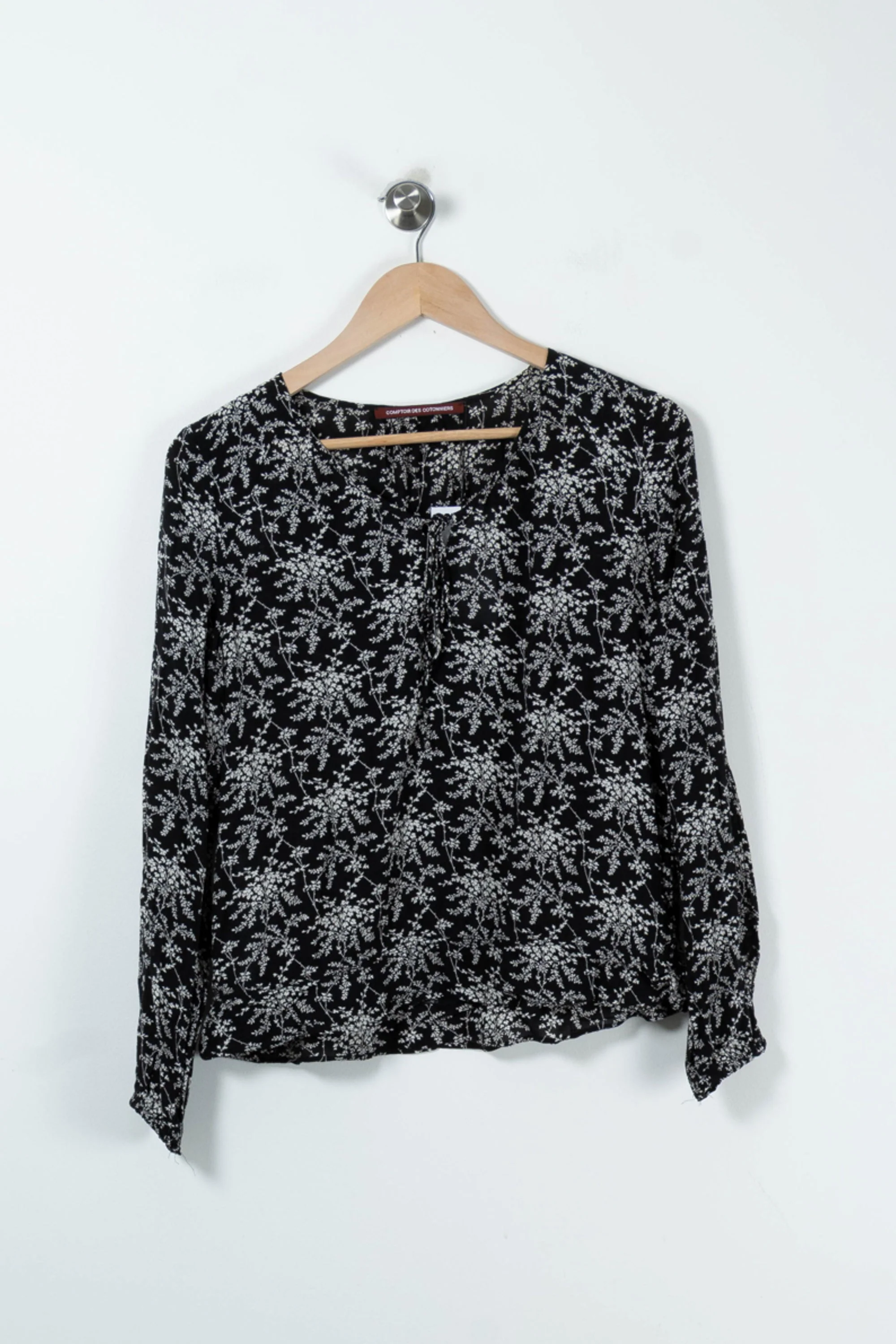 Blouse Noire et Blanche - Taille S/36 - Image 2