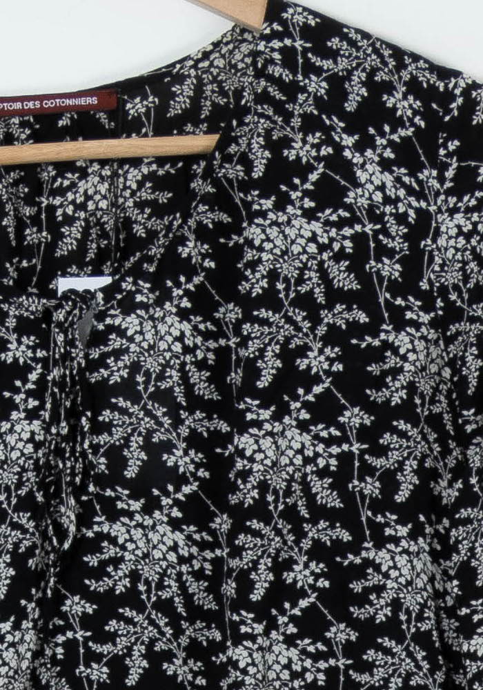 Blouse Noire et Blanche - Taille S/36 - Image 3
