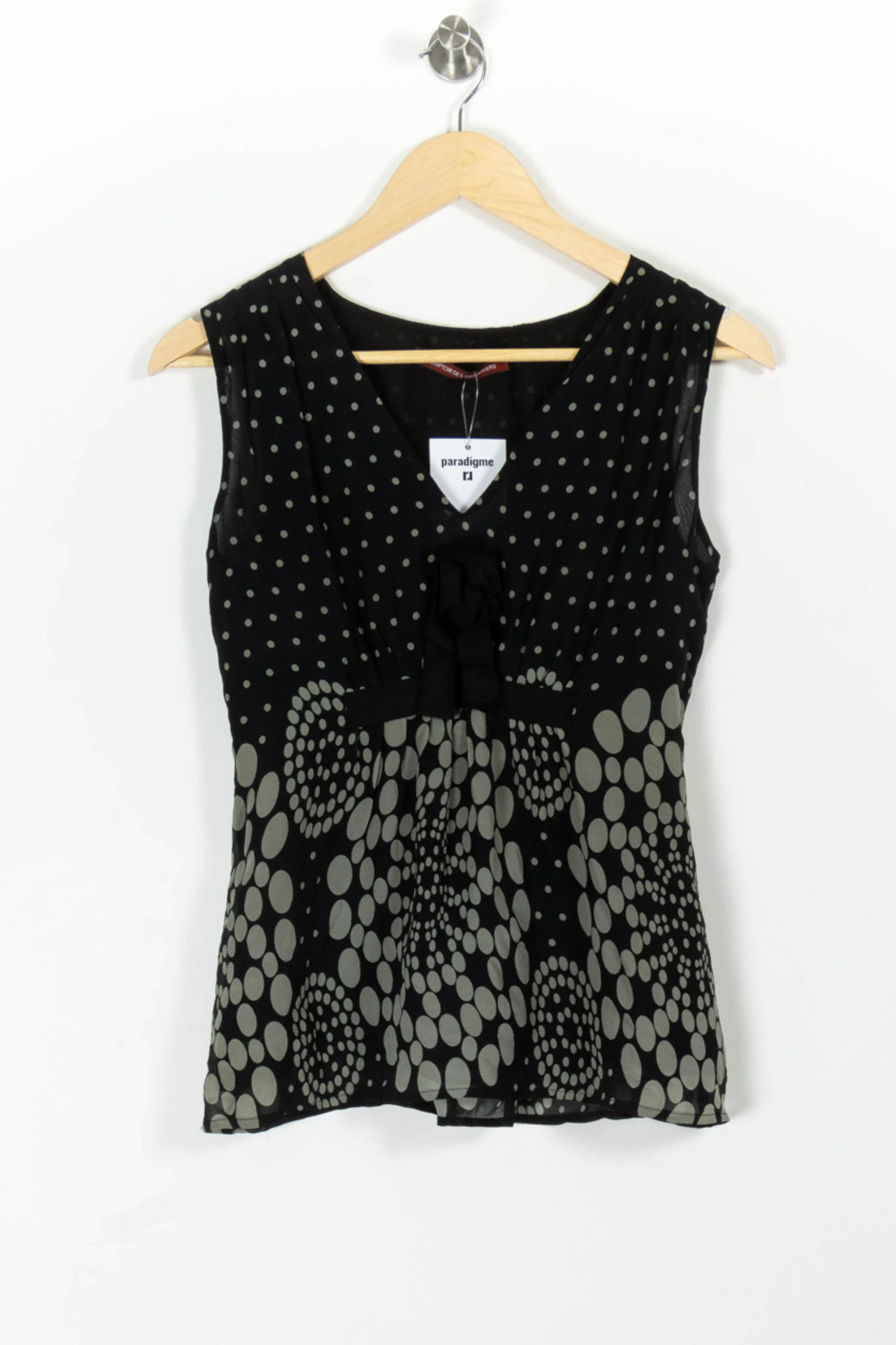 Blouse Noire et Grise - Taille XS/34 - Image 2