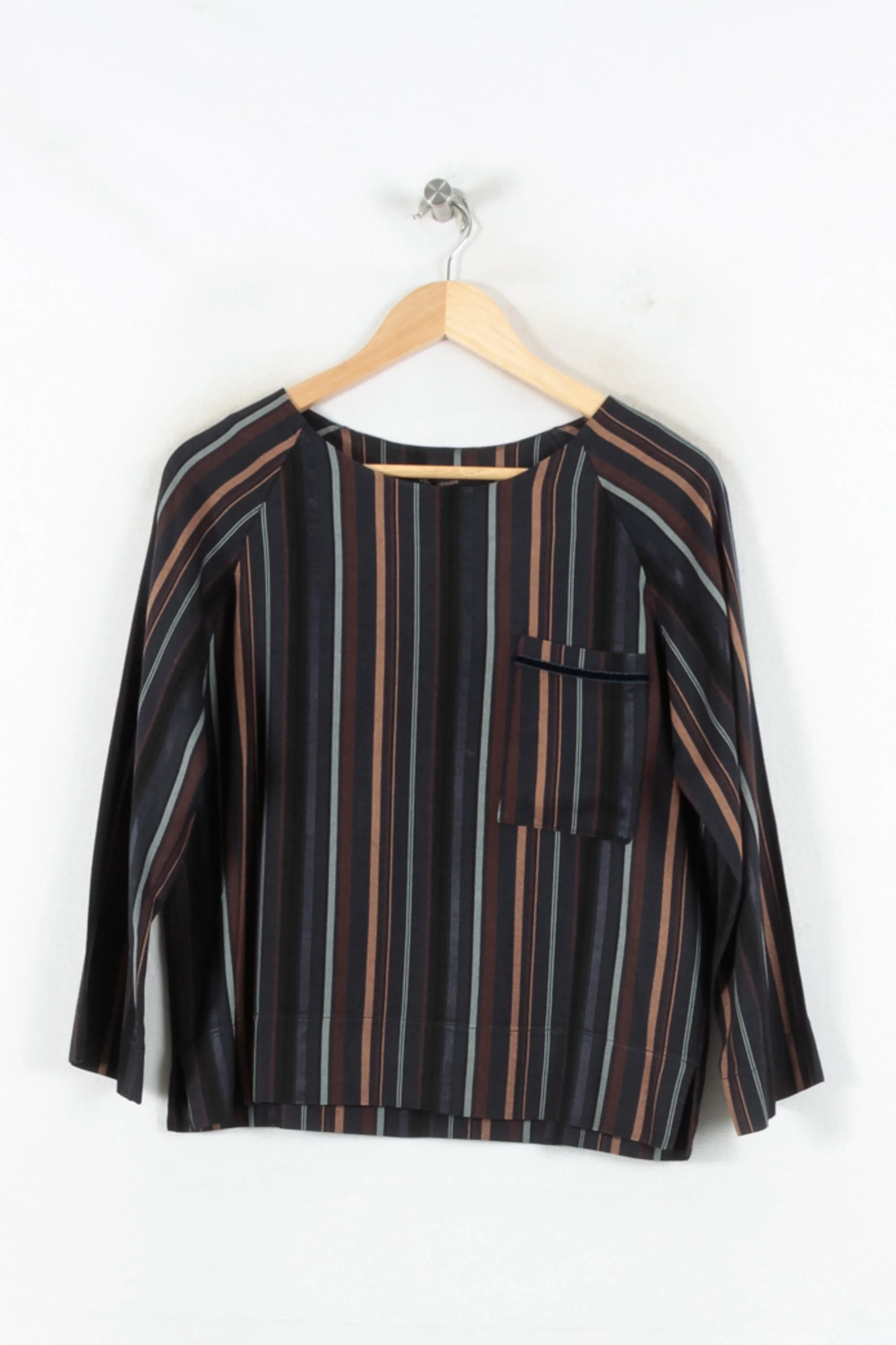 Blouse Noire et Marron - Taille M/38 - Image 2