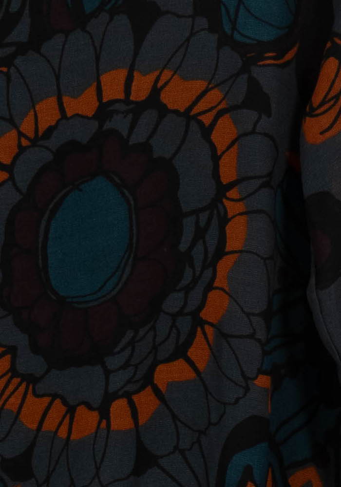 Blouse Noire et Orange - Taille M/38 - Image 3