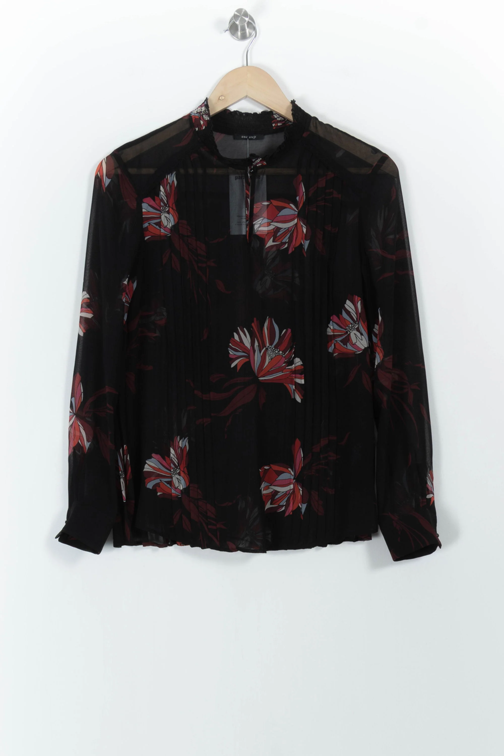 Blouse Noire et Rouge - Taille XS/34 - Image 2