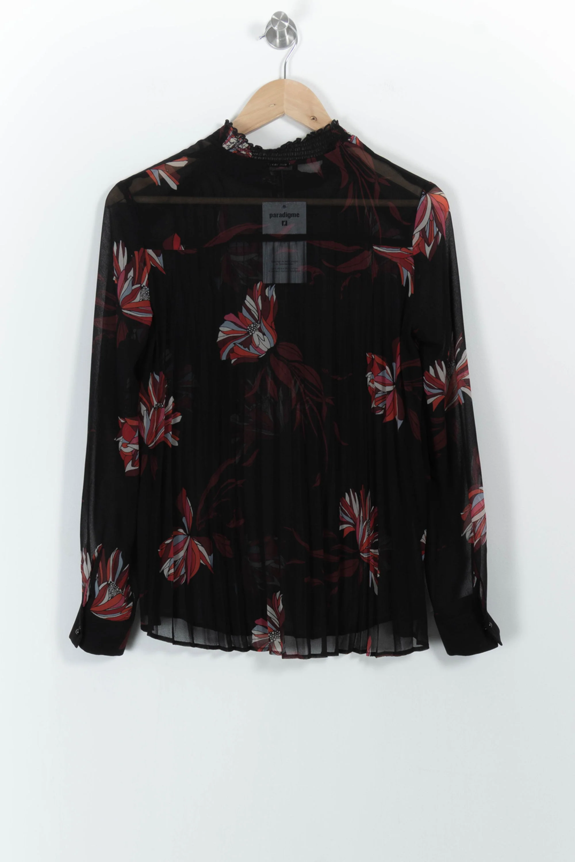 Blouse Noire et Rouge - Taille XS/34 - Image 4