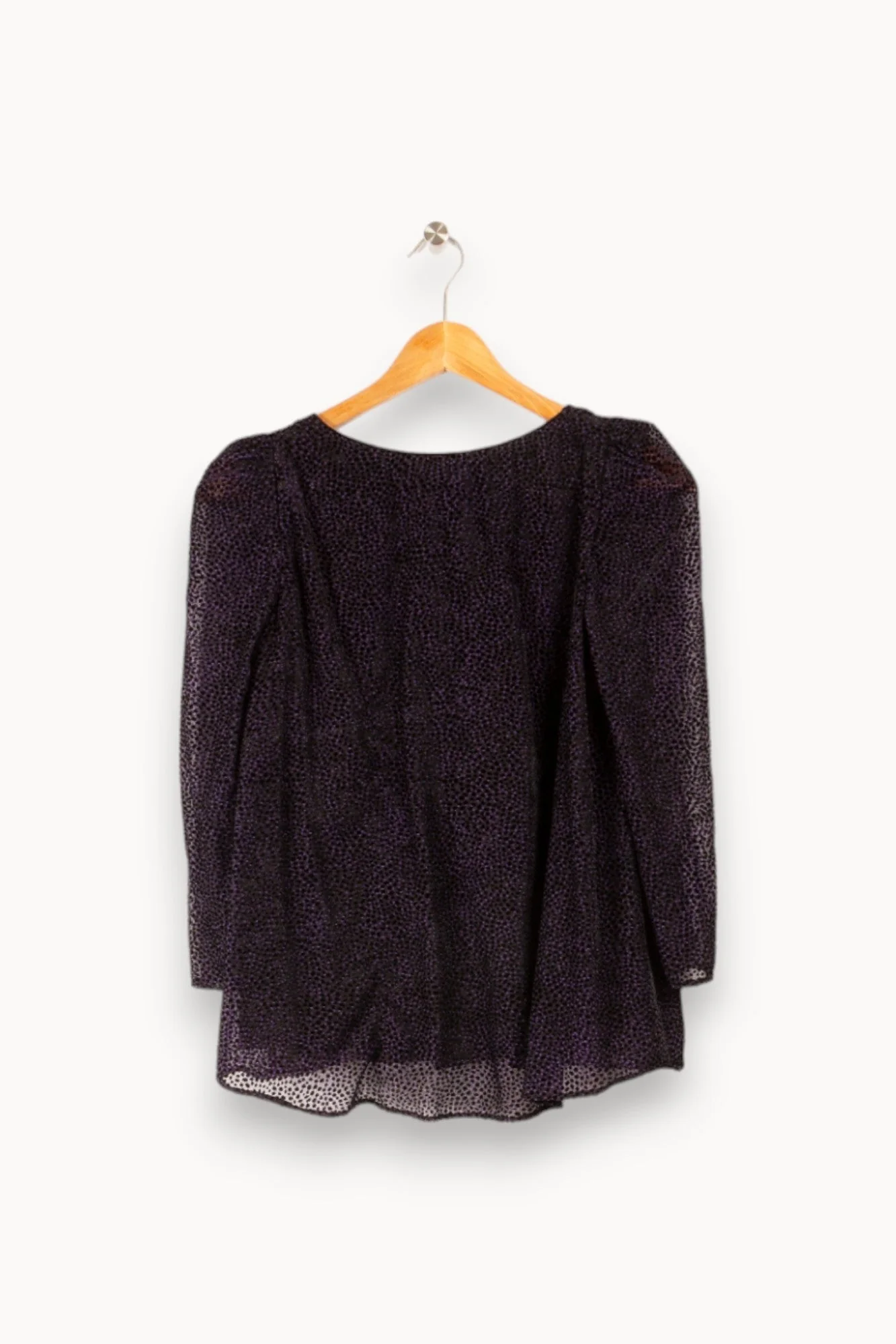 Blouse noire et violette - S / 36 - Image 4