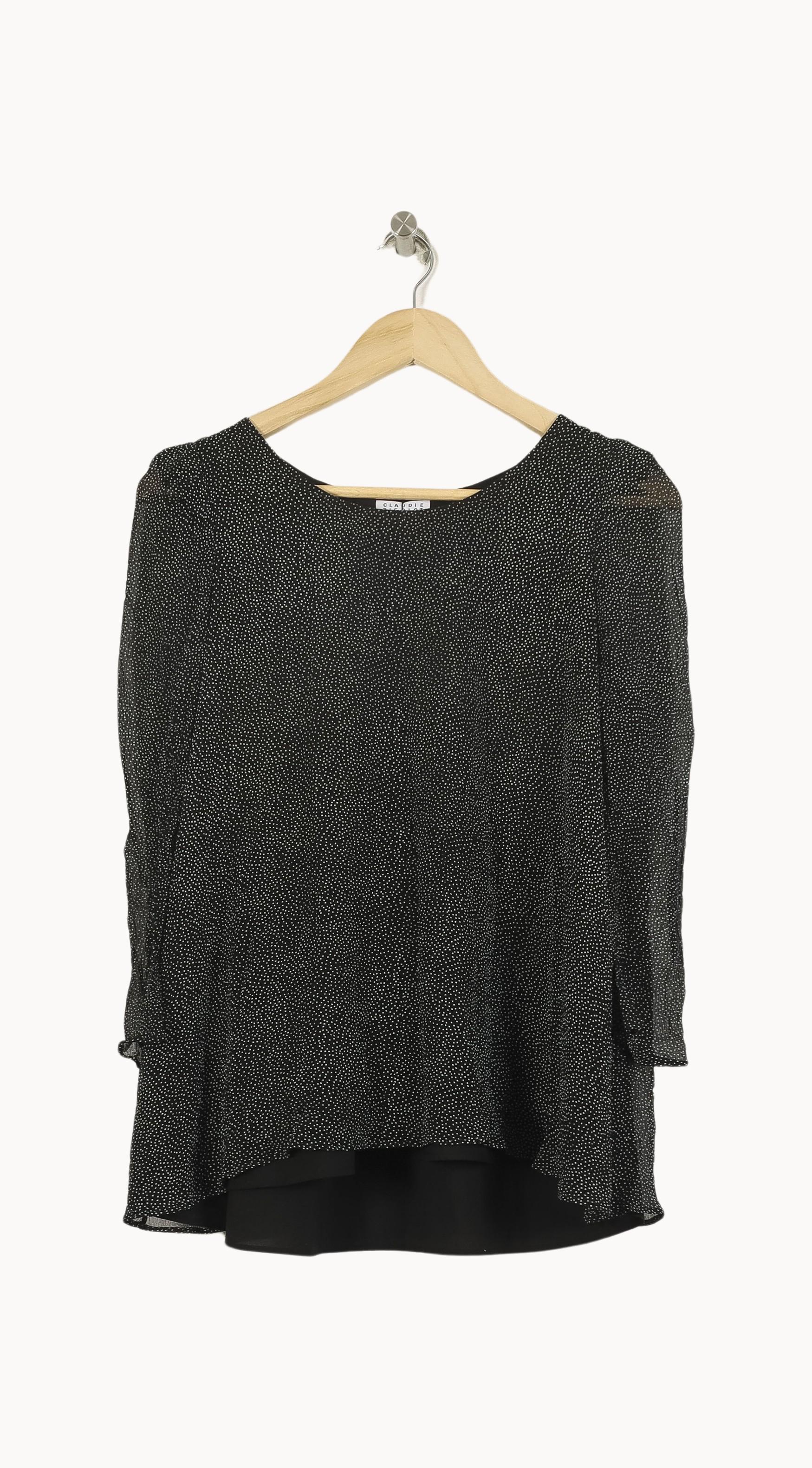 Blouse Noire - Taille L/40 - Image 2
