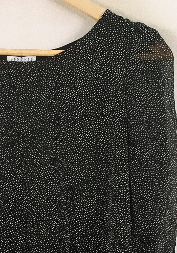 Blouse Noire - Taille L/40 - Image 3