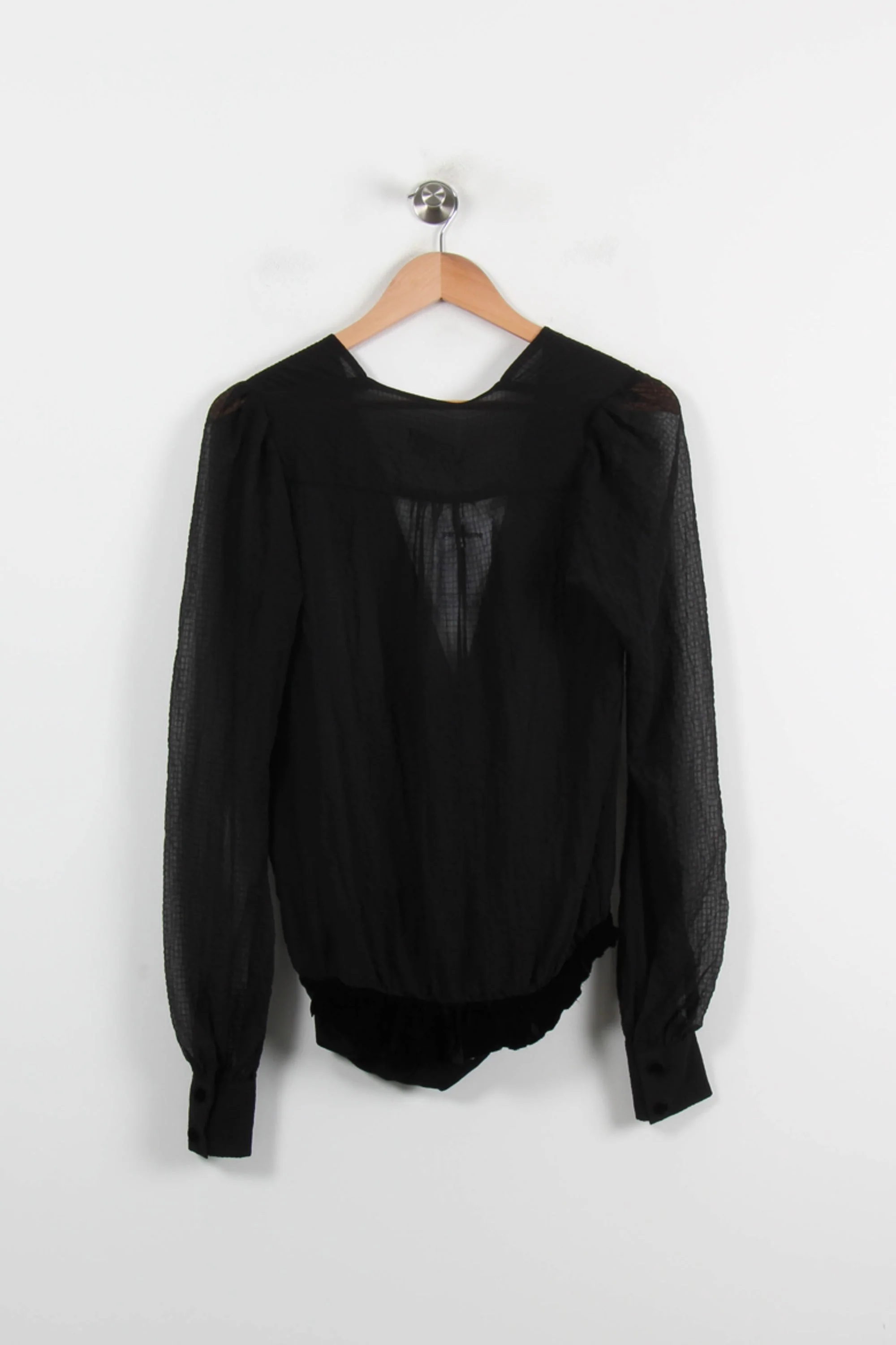 Blouse Noire - Taille M/38 - Image 4