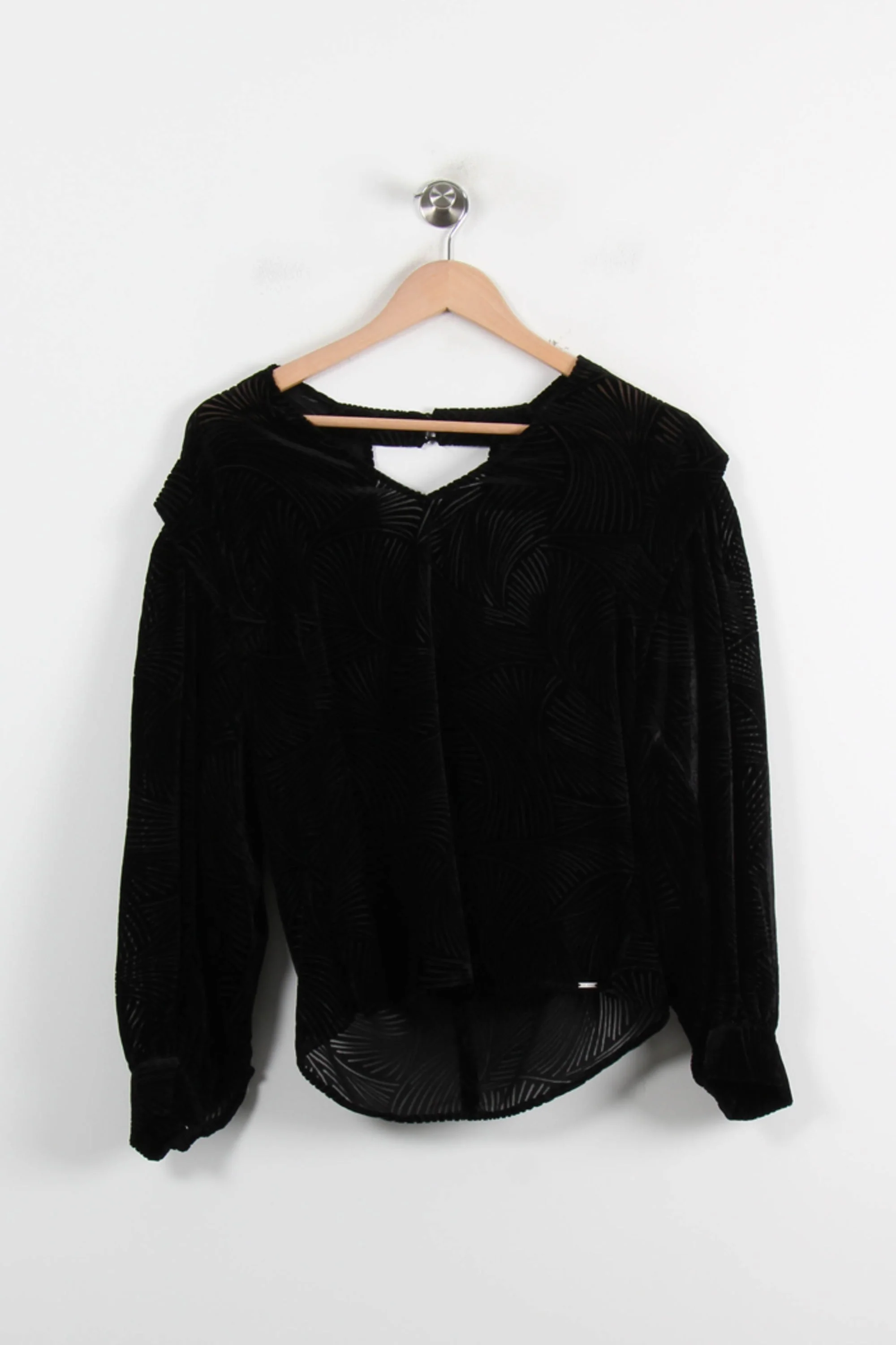 Blouse Noire - Taille M/38 - Image 2