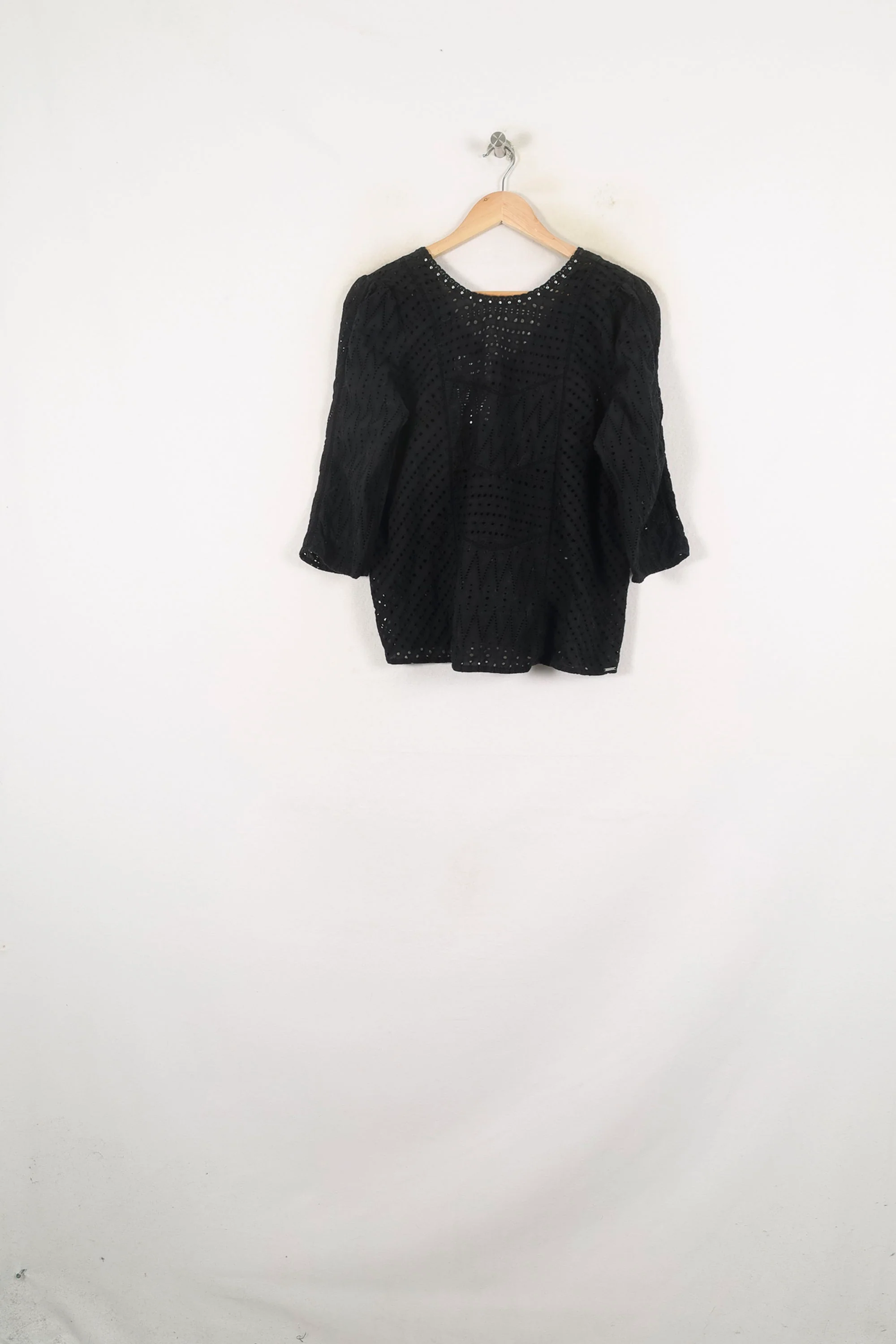 Blouse Noire - Taille M/38 - Image 4