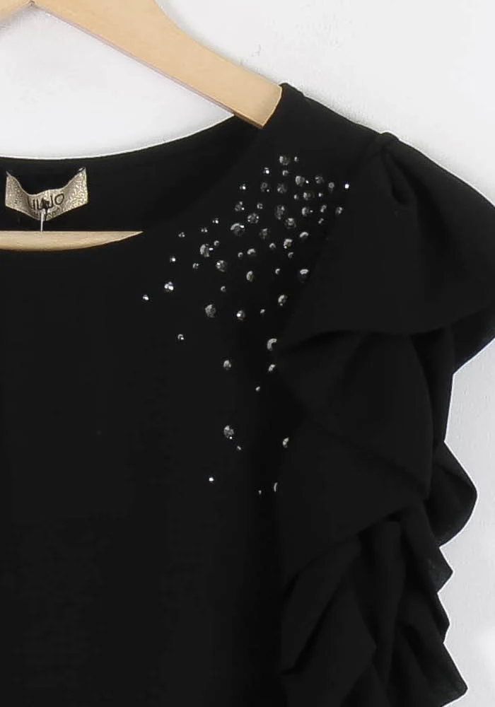Blouse Noire - Taille M/38 - Image 3