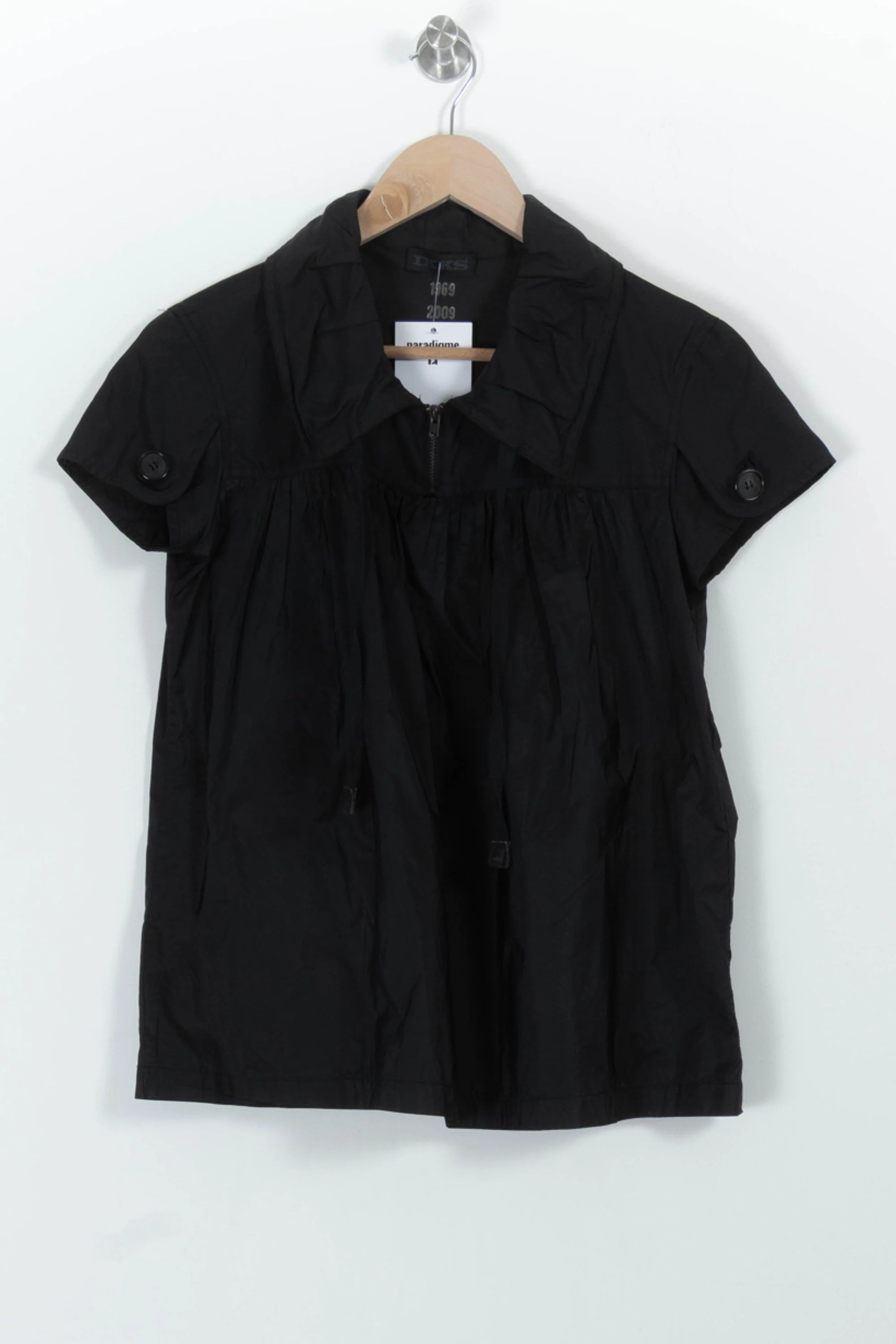 Blouse Noire - Taille M/38 - Image 2