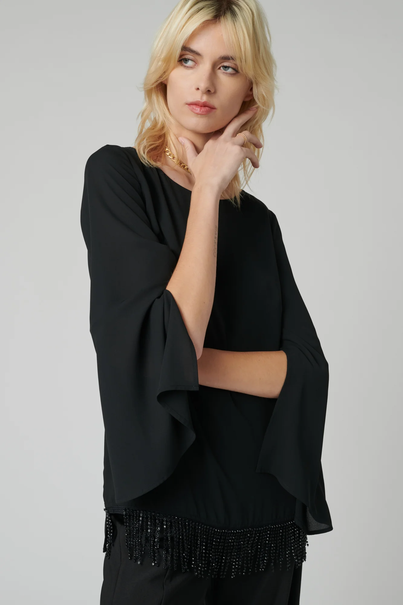 Blouse Noire - Taille S/36 - Image 4