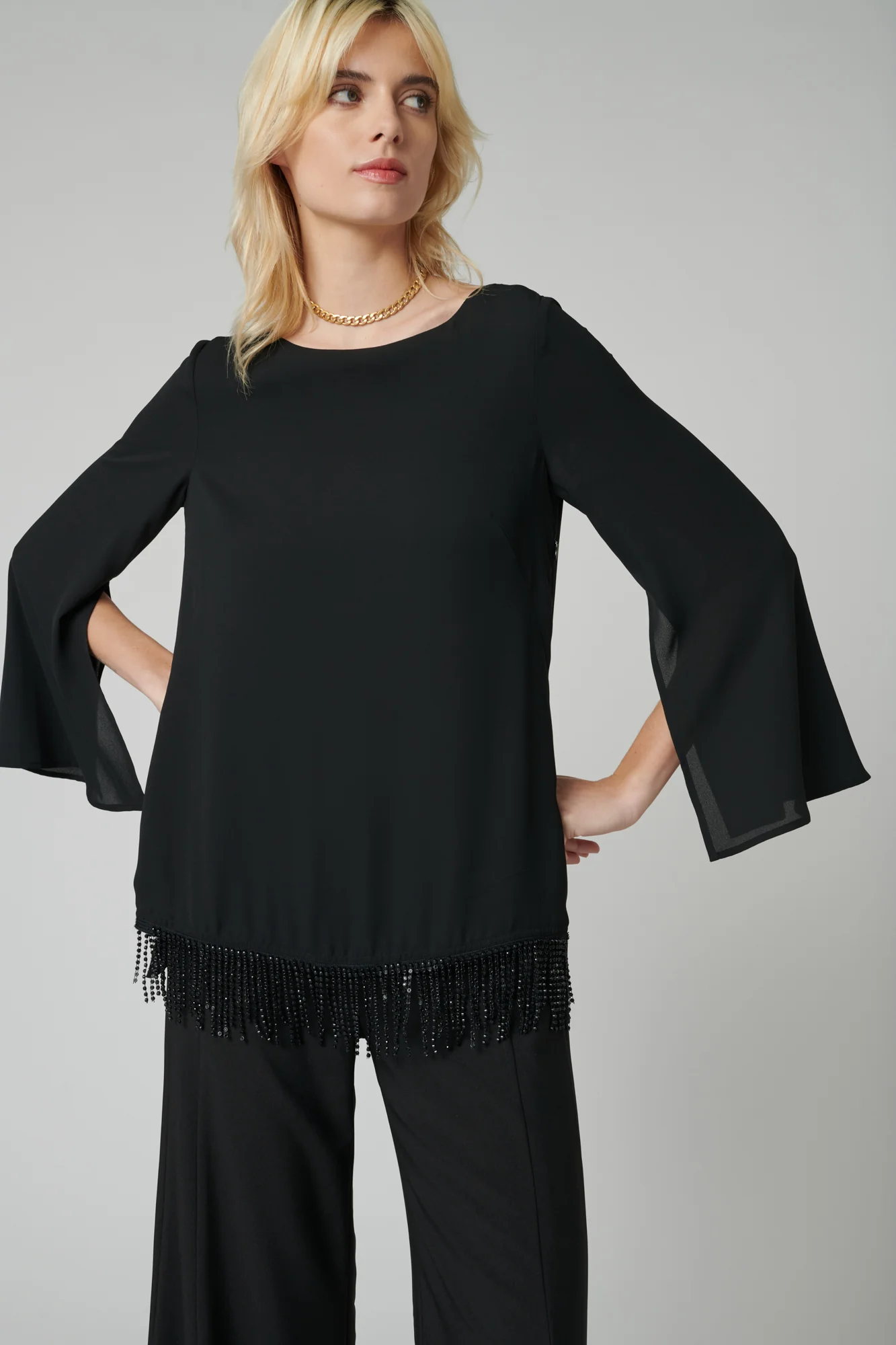 Blouse Noire - Taille S/36