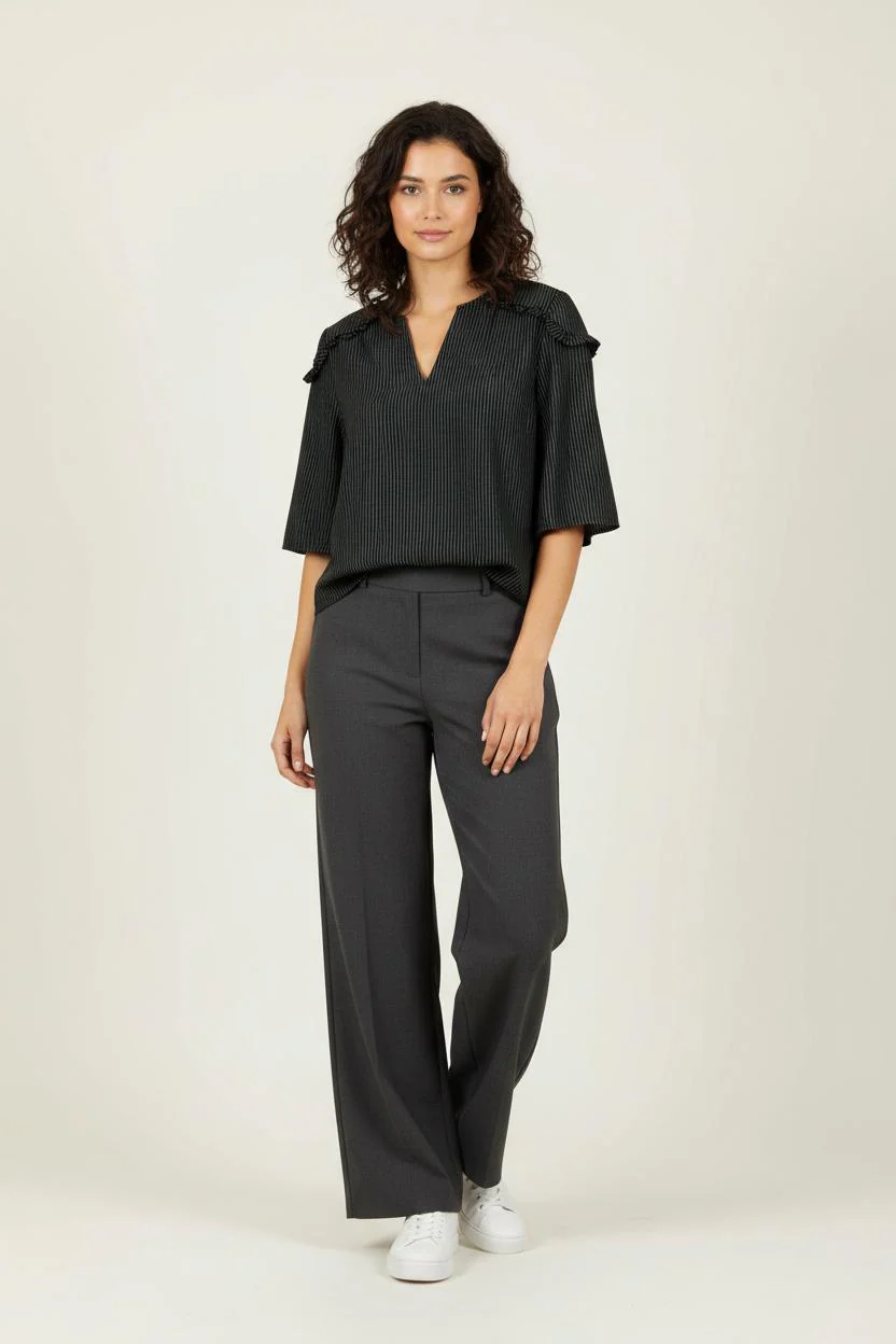 Blouse Noire - Taille S/36