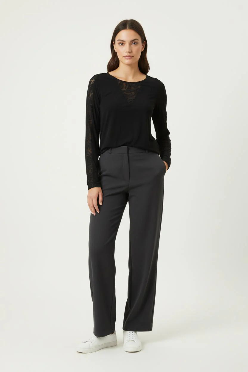 Blouse Noire - Taille XS/34