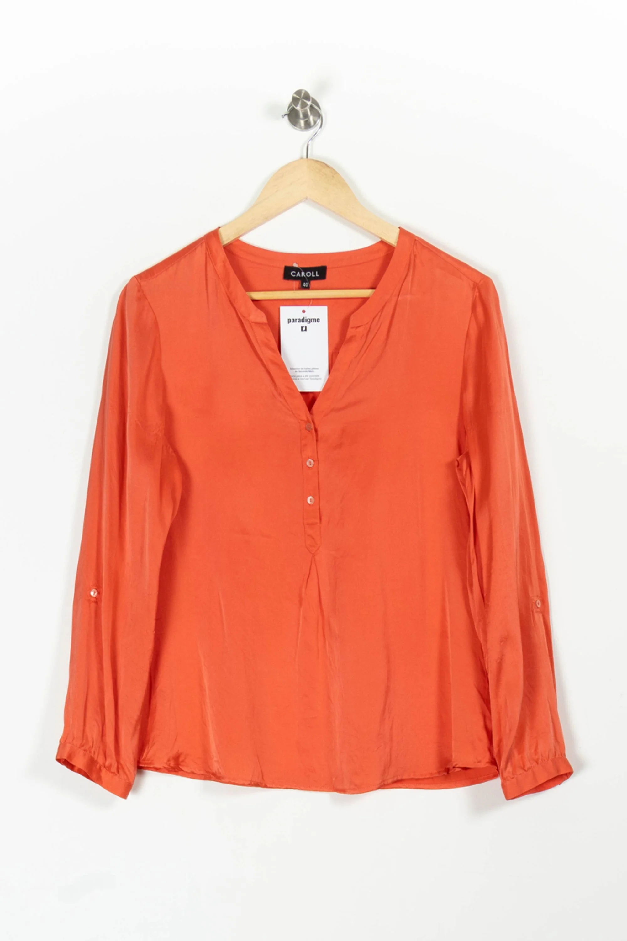 Blouse Orange - Taille L/40 - Image 2