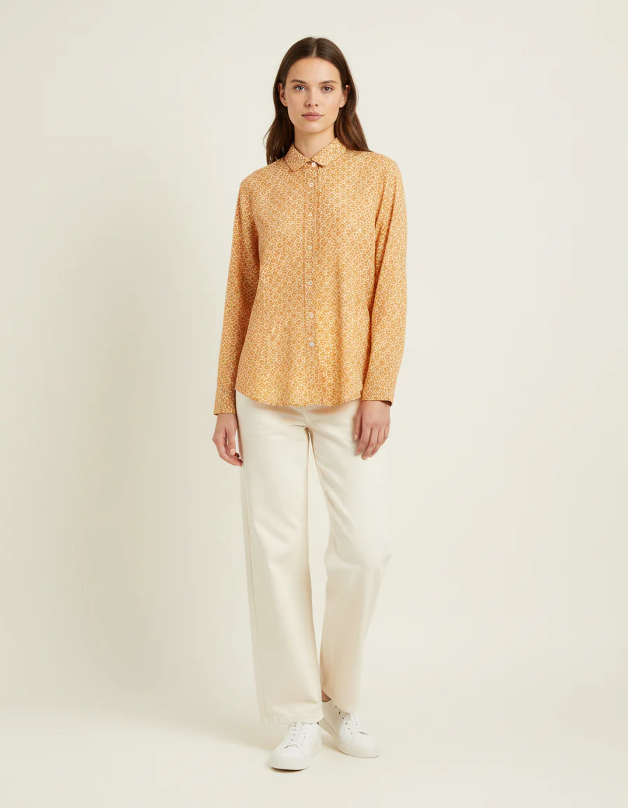 Blouse orange - Taille M/38