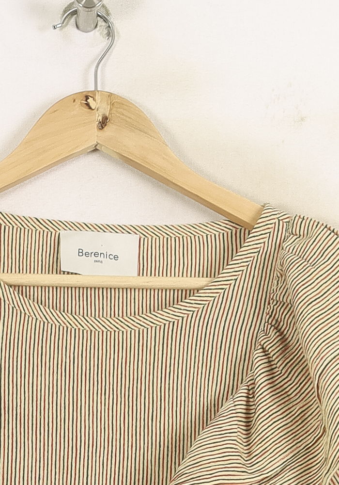 Blouse Rayée Jaune et Rouge - Taille S/36 - Image 3