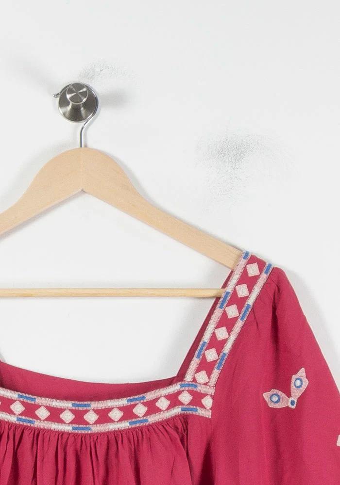 Blouse Rose et Bleu - Taille L/40 - Image 3