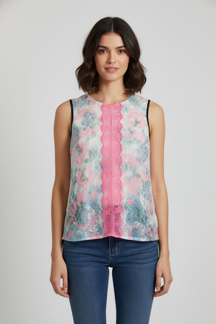 Blouse Rose et Bleue - Taille S/36