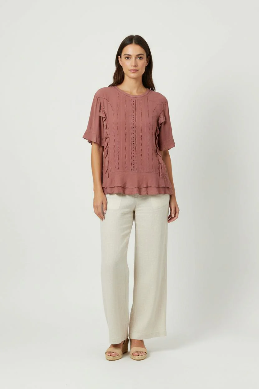 Blouse Rose - Taille L/40