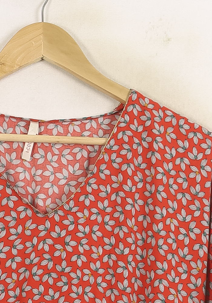 Blouse Rouge et Blanche - Taille S/36 - Image 3