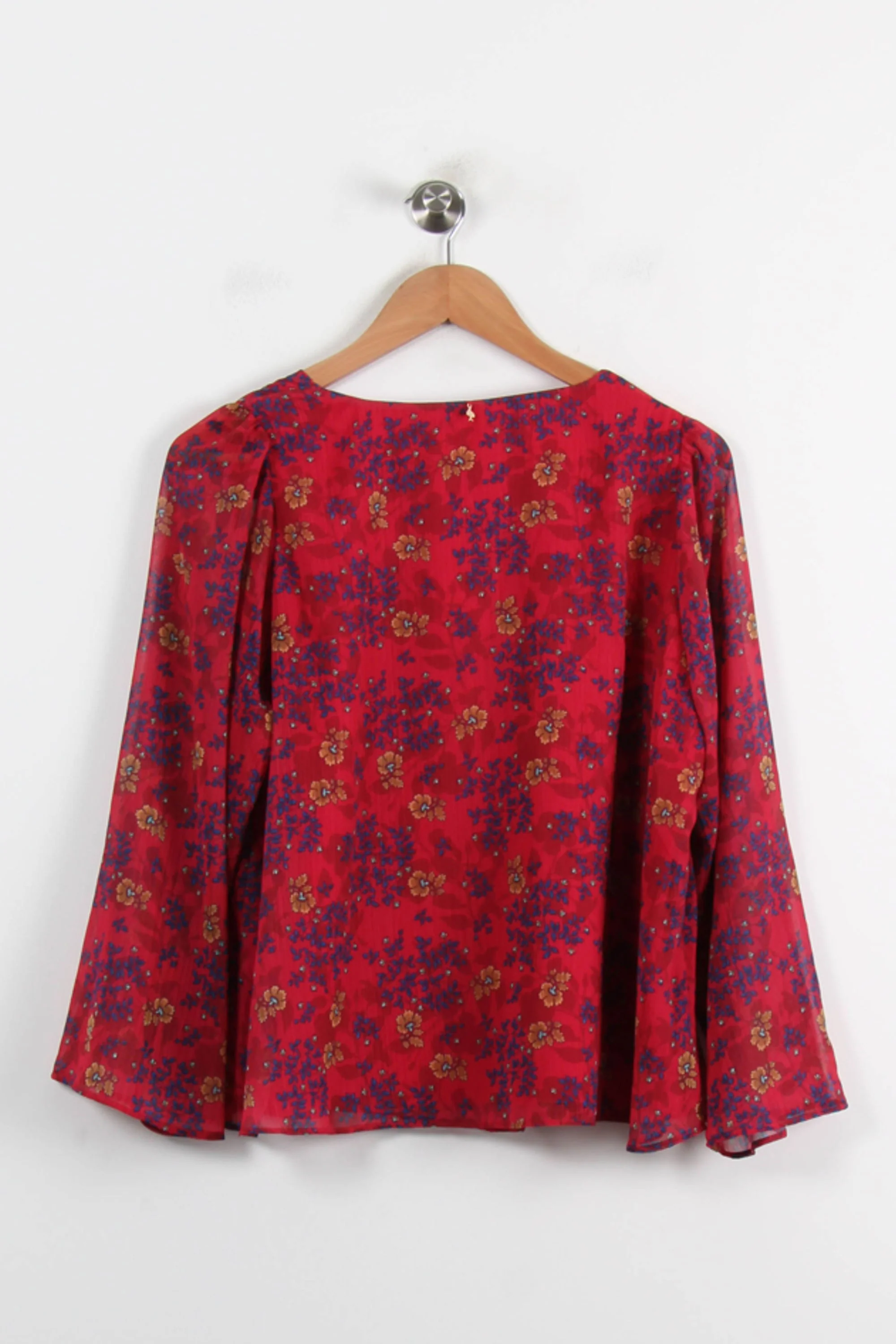 Blouse Rouge et Bleu - Taille XL/42 - Image 4