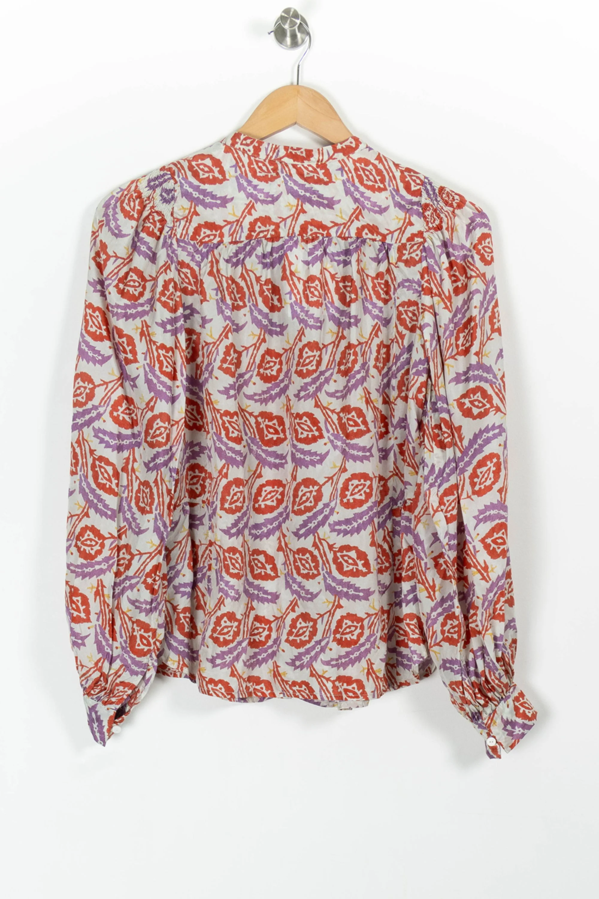 Blouse Rouge et Violette - Taille XS/34 - Image 4