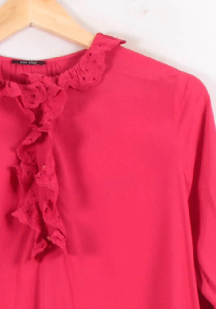 Blouse Rouge - Taille L/40 - Image 3