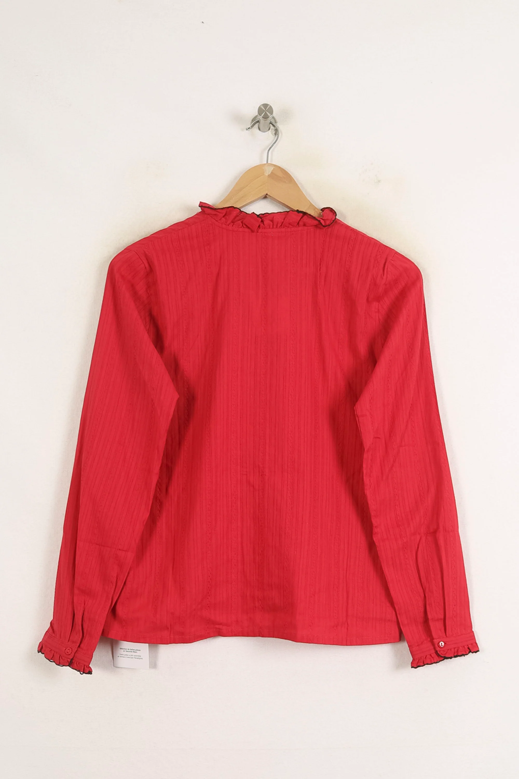 Blouse Rouge - Taille XS/34 - Image 4