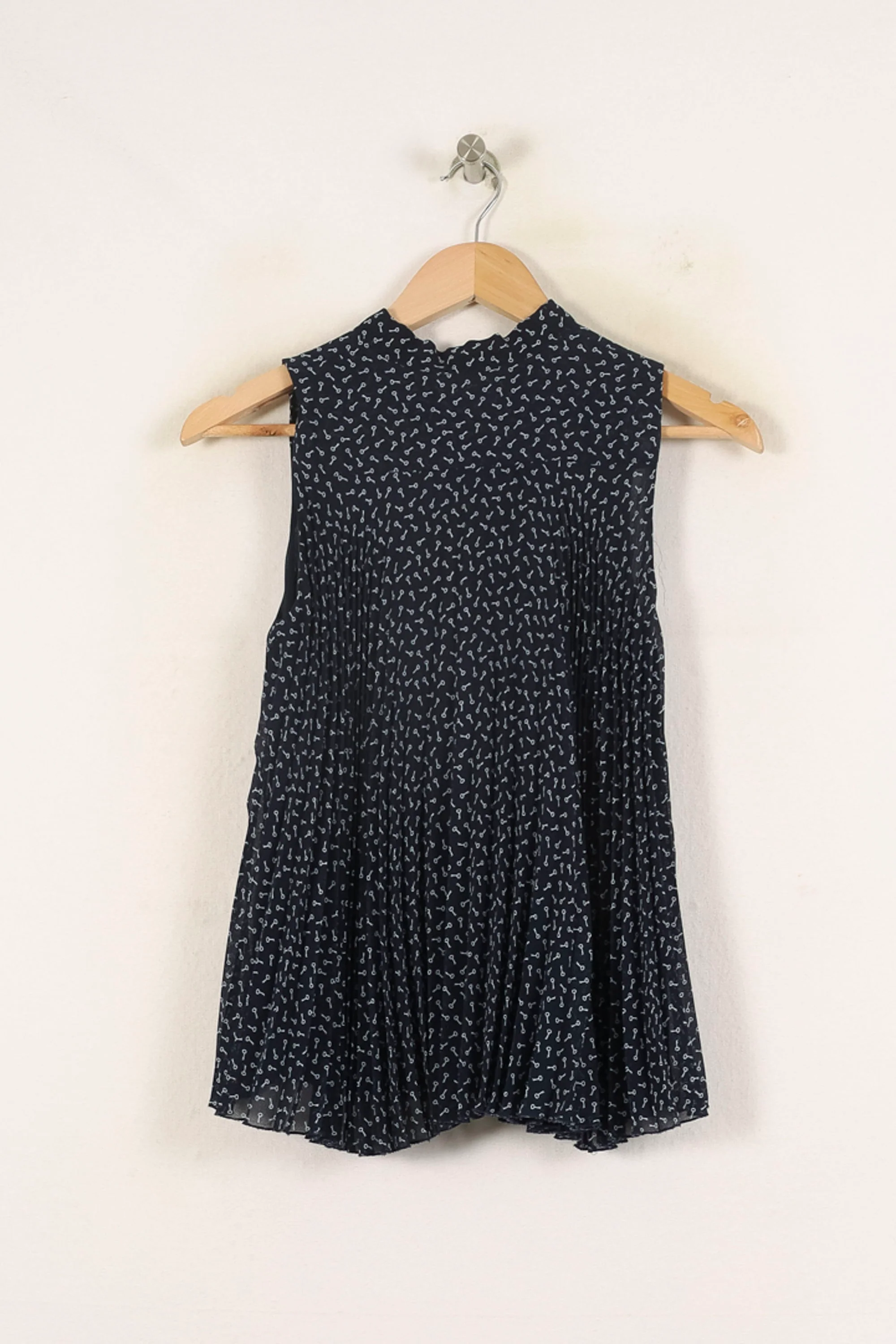 Blouse Sans Manches Bleue - Taille S/36 - Image 4