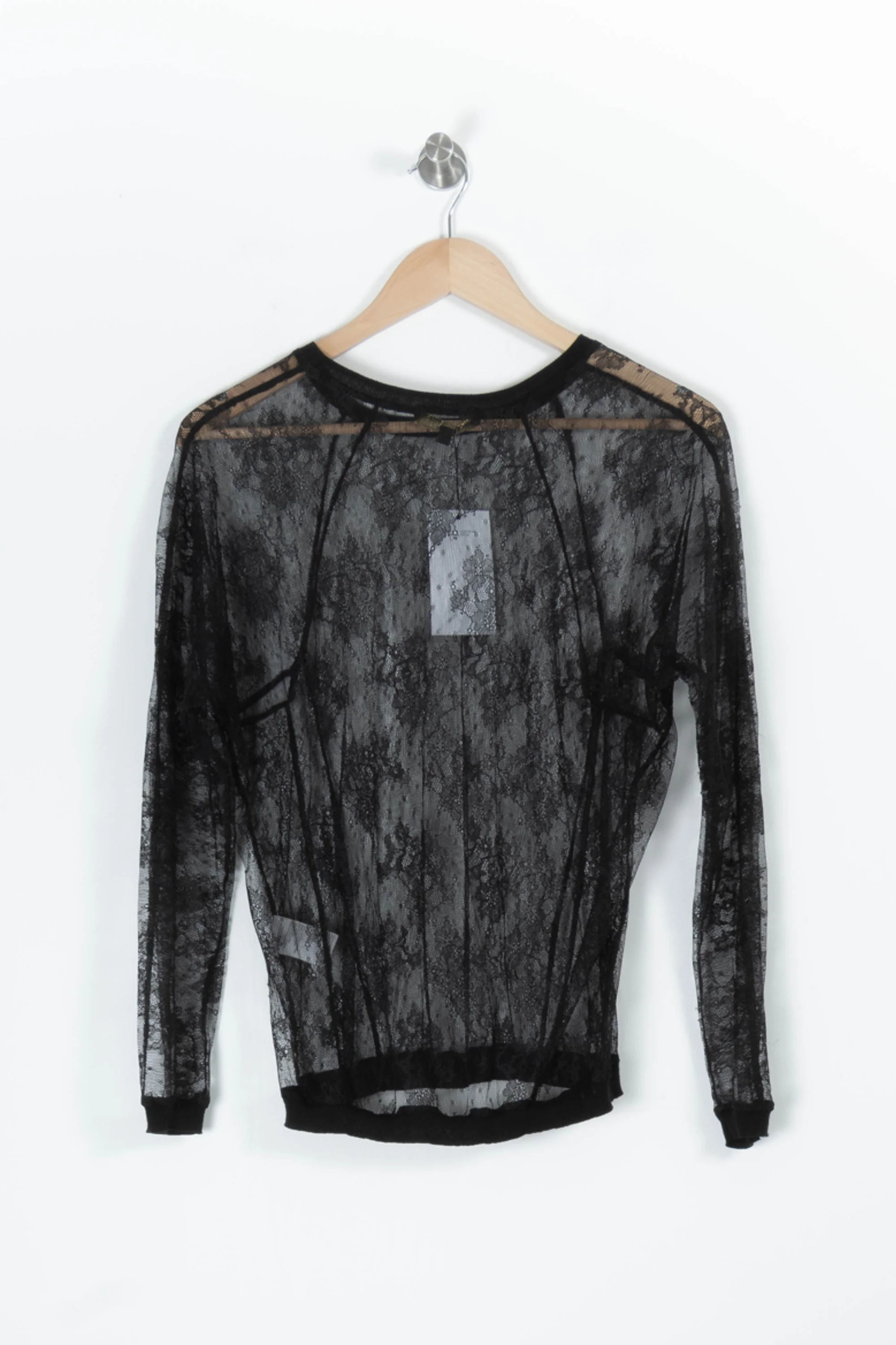 Blouse Transparente Noire - Taille S/36 - Image 4