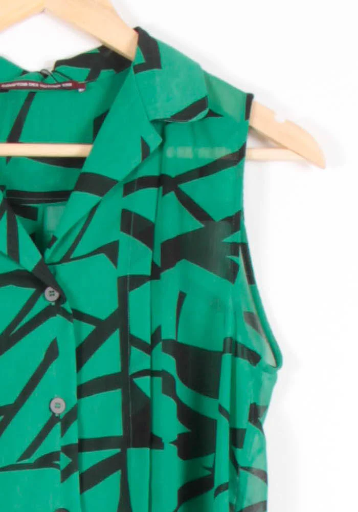 Blouse Verte et Noire - Taille M/38 - Image 3