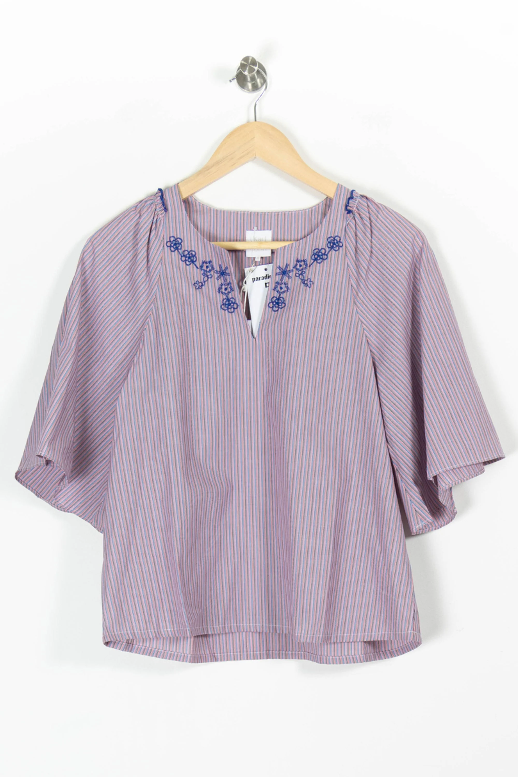 Blouse Violet et Bleu - Taille XS/34 - Image 2