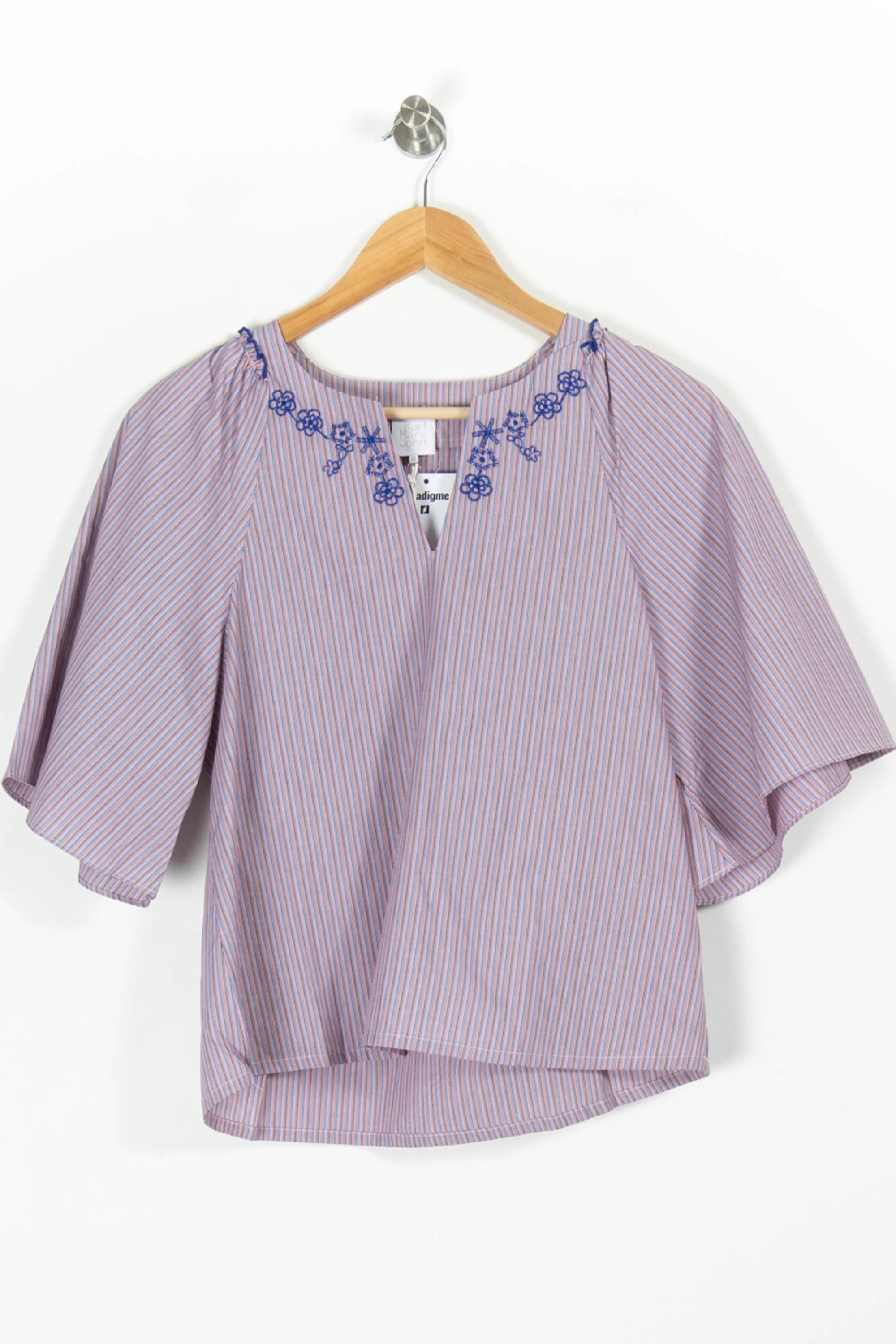 Blouse Violette et Bleue - Taille XS/34 - Image 2