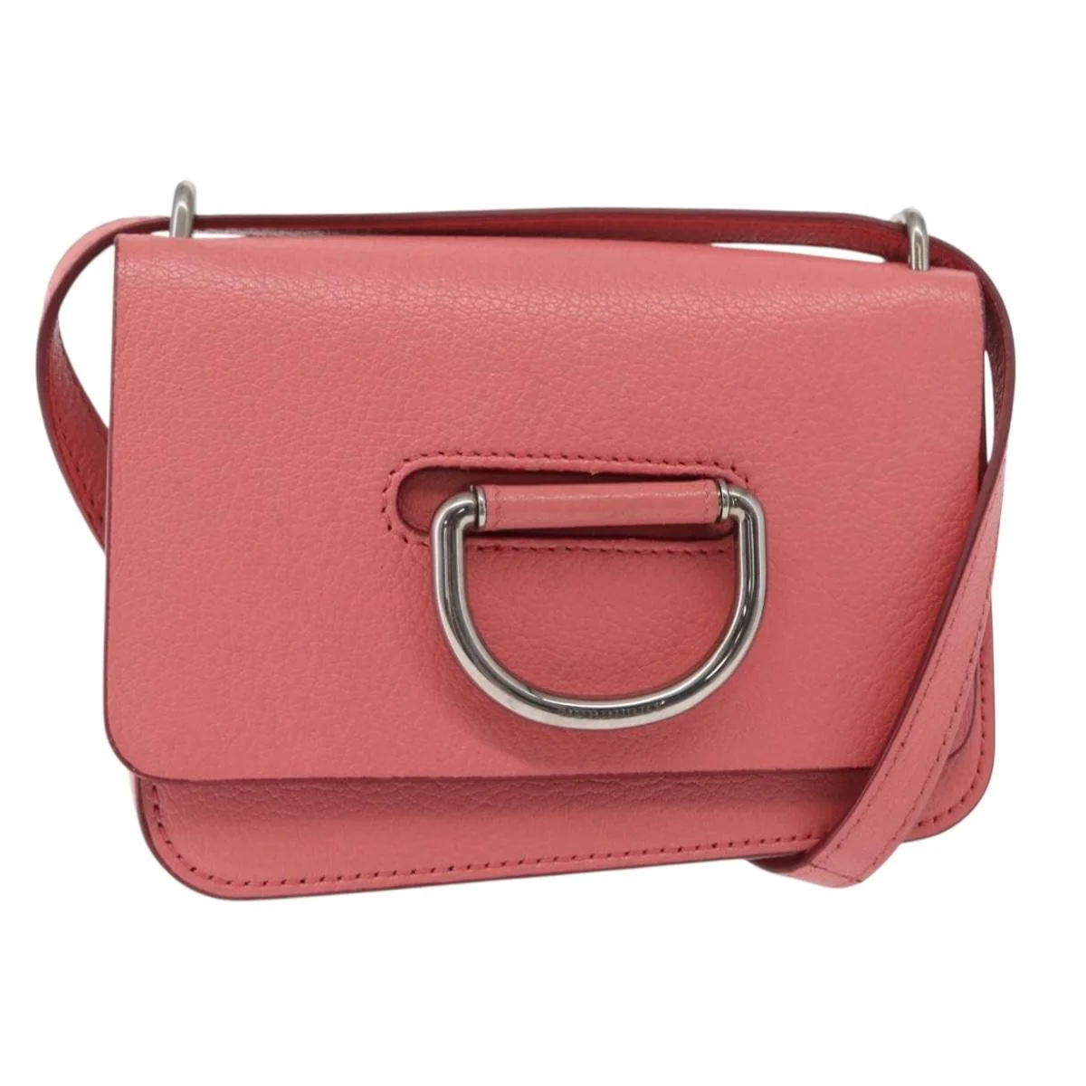 Burberry D-Ring Shoulder Bag Leather