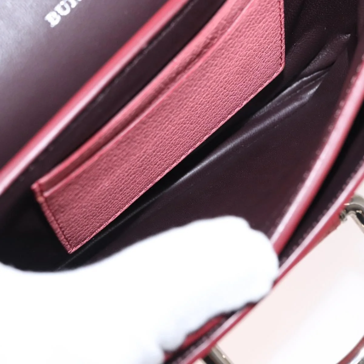Burberry D-Ring Shoulder Bag Leather - Image 5