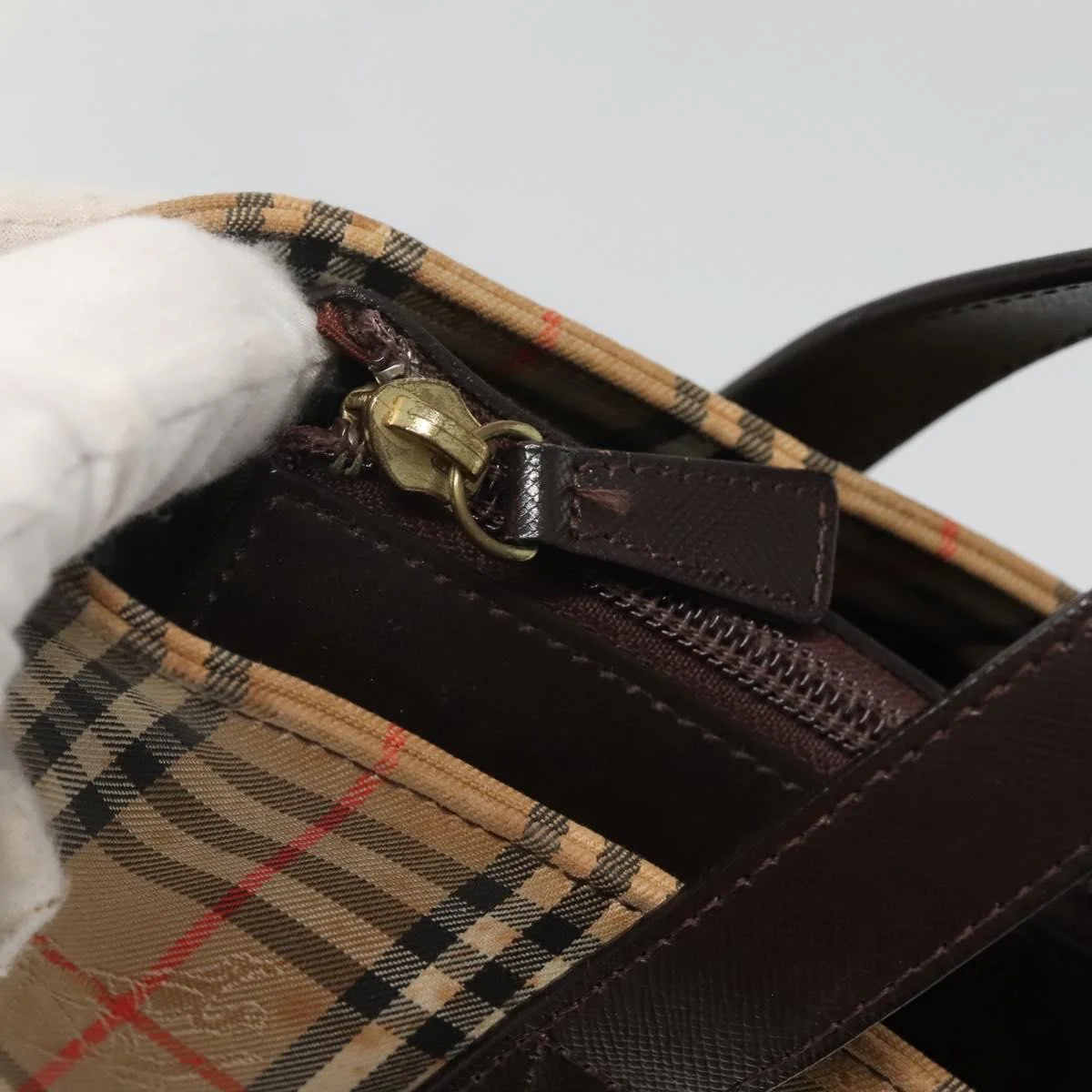 Burberry Nova Check Handbag Nova Check Canvas and leather - Image 12
