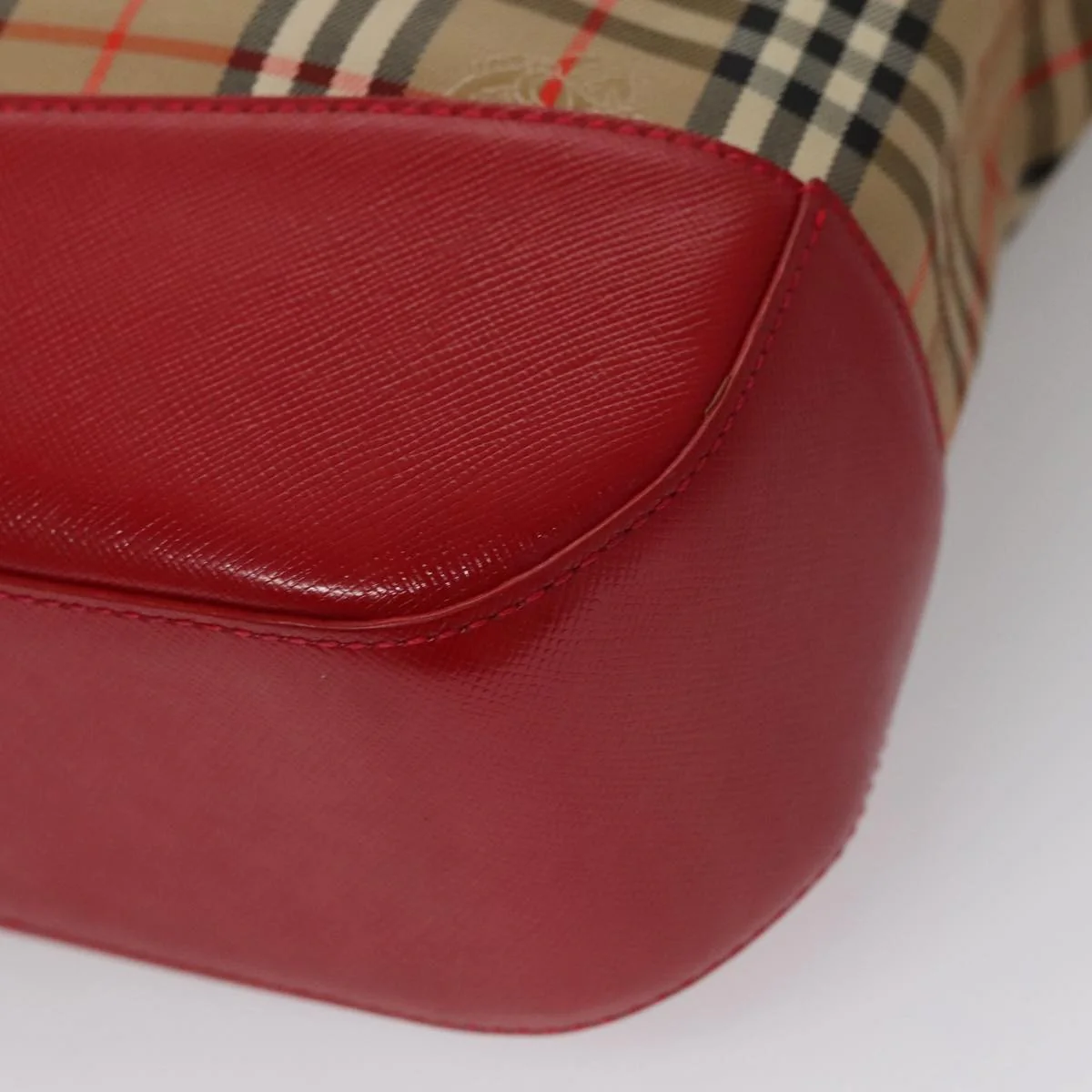 Burberry Nova Check Tote Canvas and Leather - Image 8