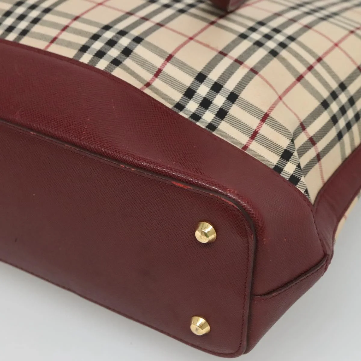 Burberry Nova Check Tote Canvas and Leather - Image 10