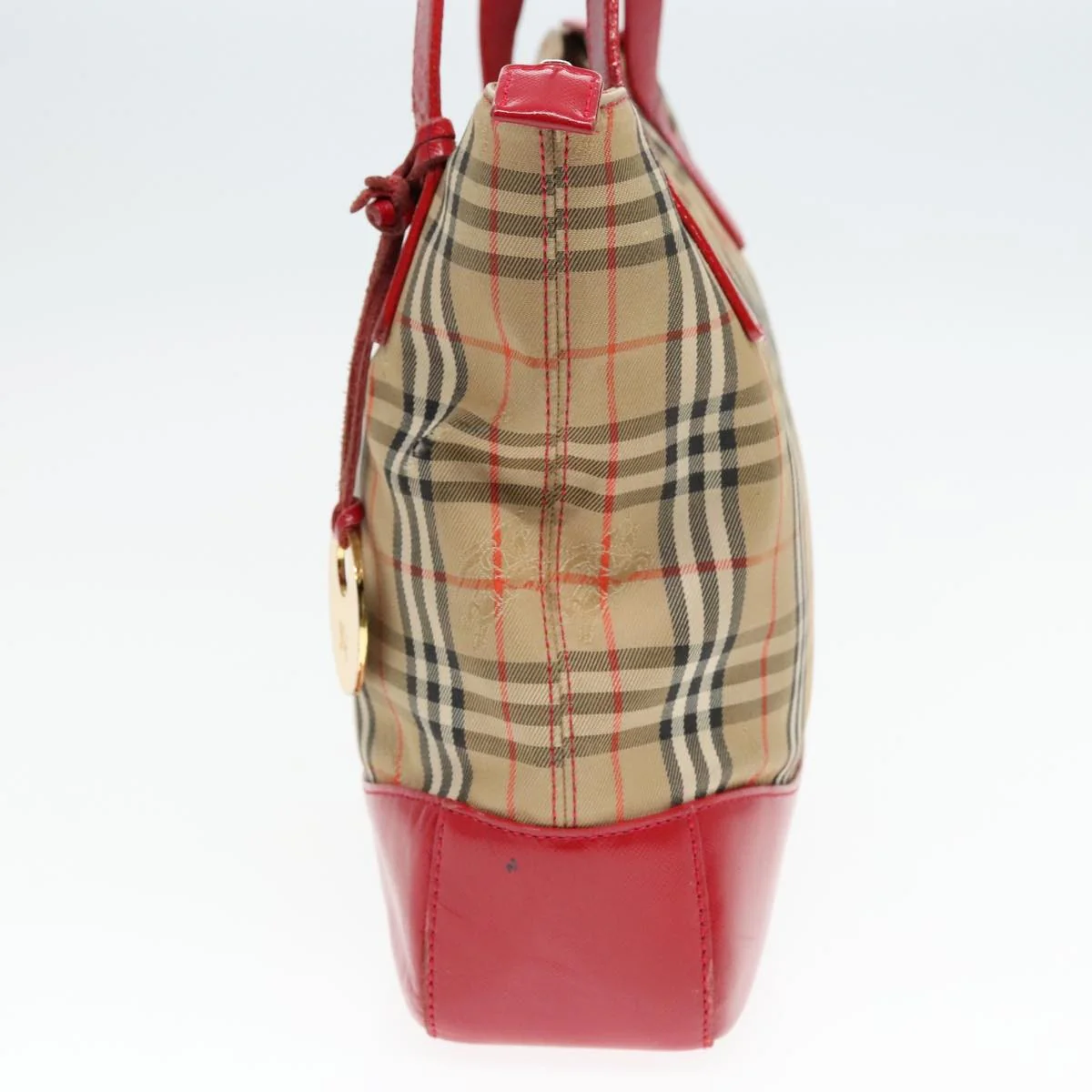 Burberry Nova Check Tote Canvas and Leather - Image 4