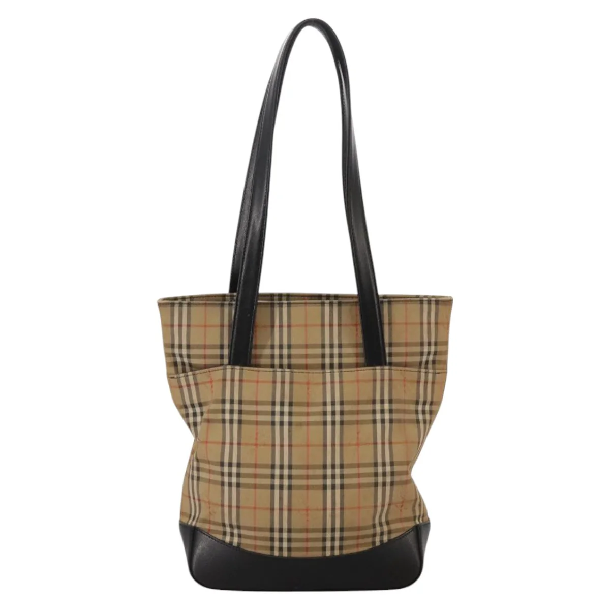Burberry Nova Check Tote Canvas and Leather - Image 2