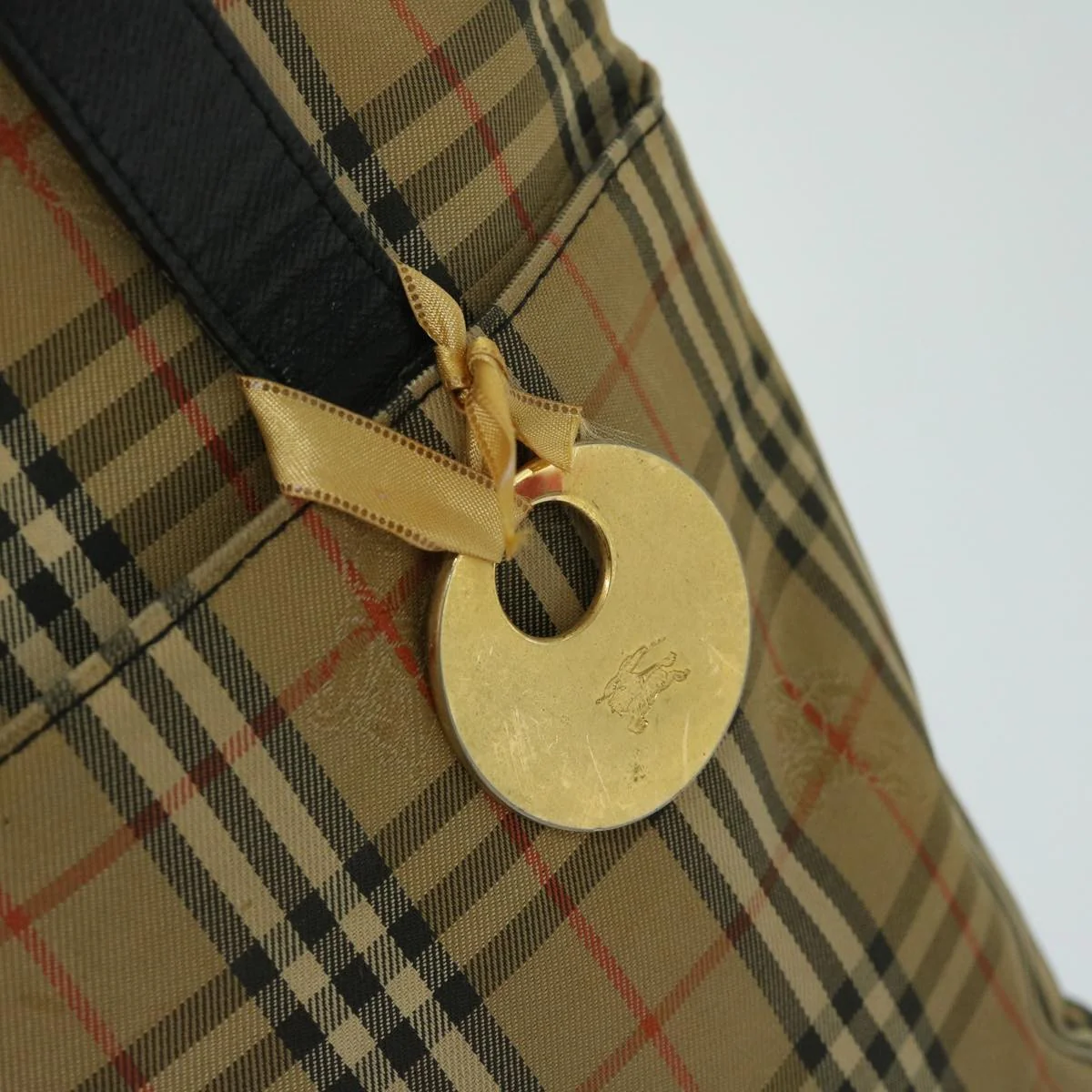 Burberry Nova Check Tote Canvas and Leather - Image 11