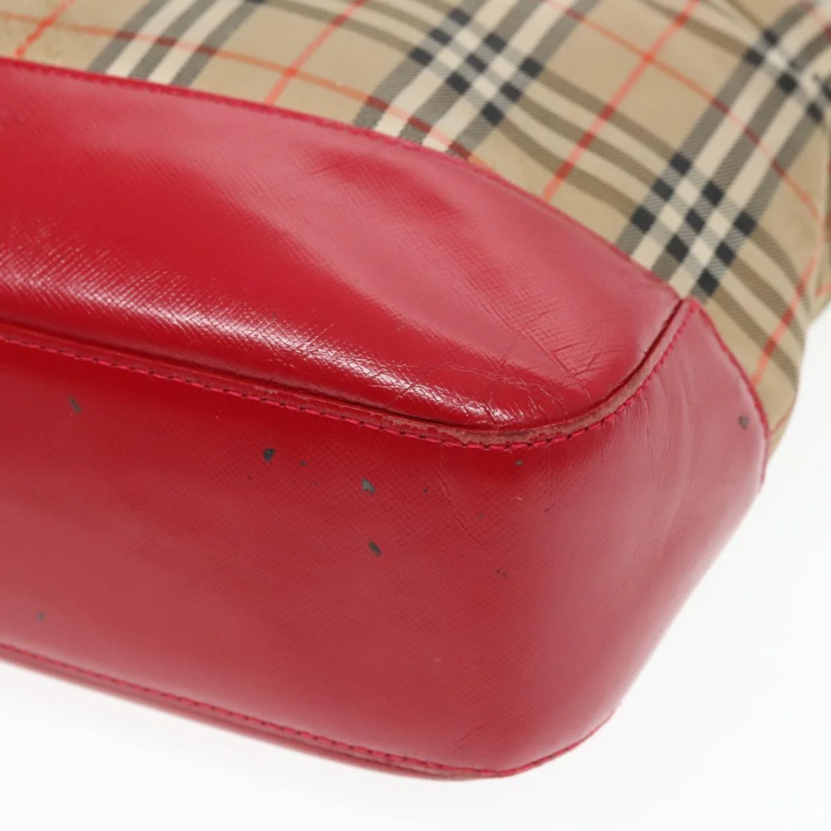 Burberry Nova Check Tote Canvas and Leather - Image 8
