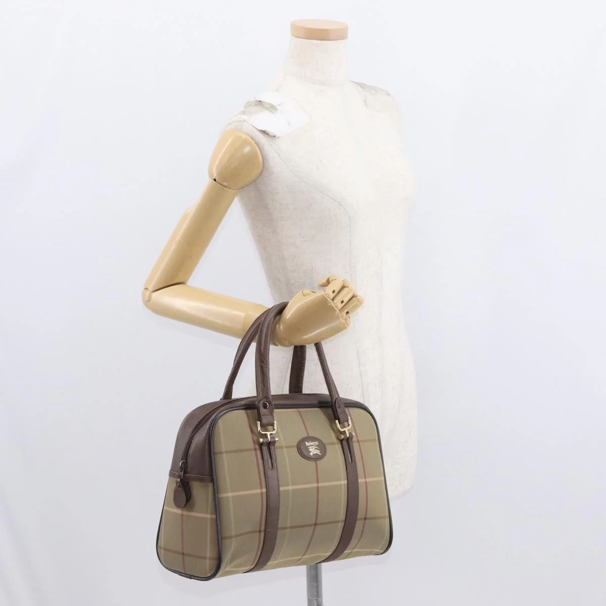 Burberry Nova Handbag Canvas - Image 13